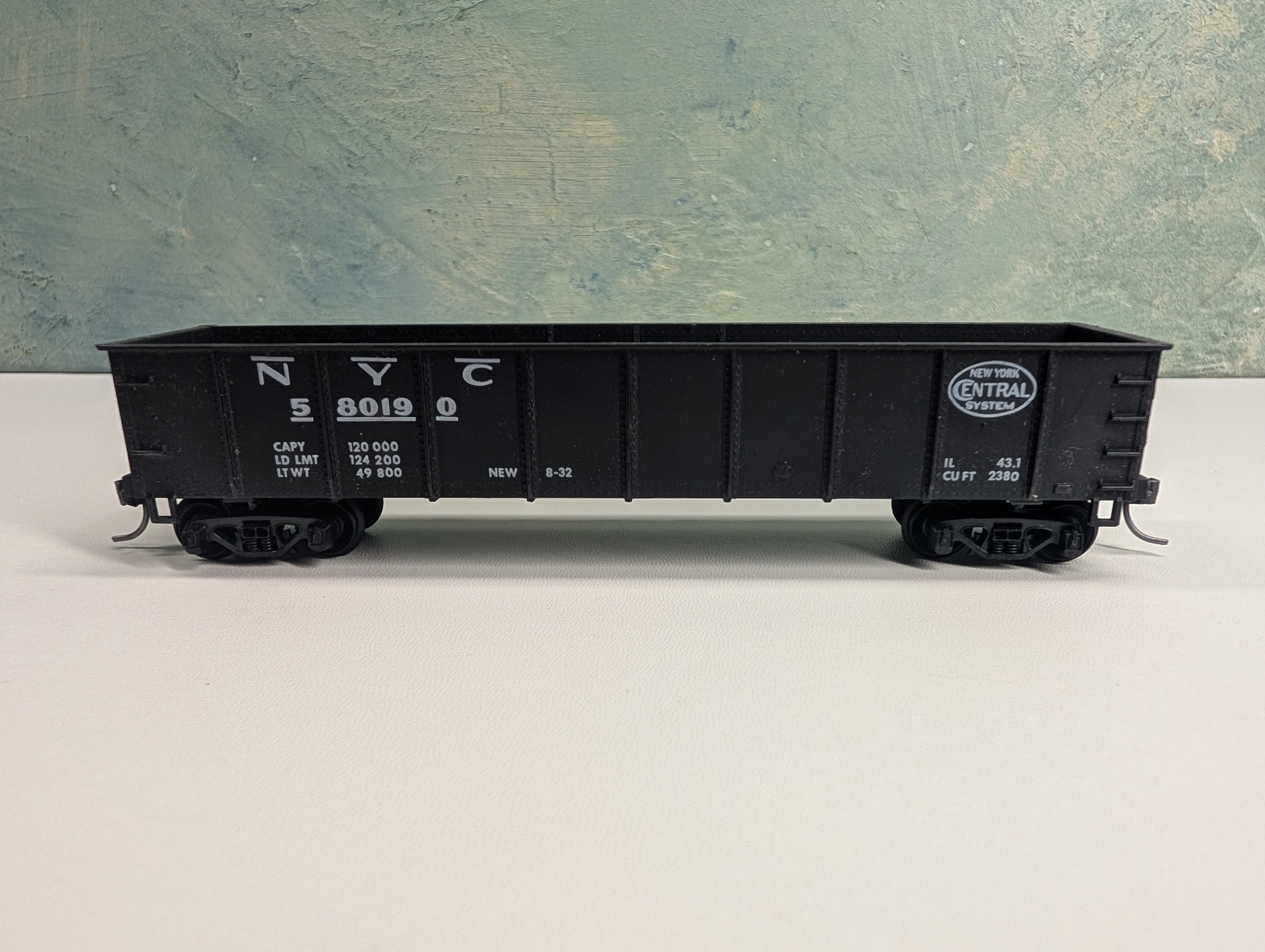 USED Mantua HO Scale Gondola New York Central NYC #580190