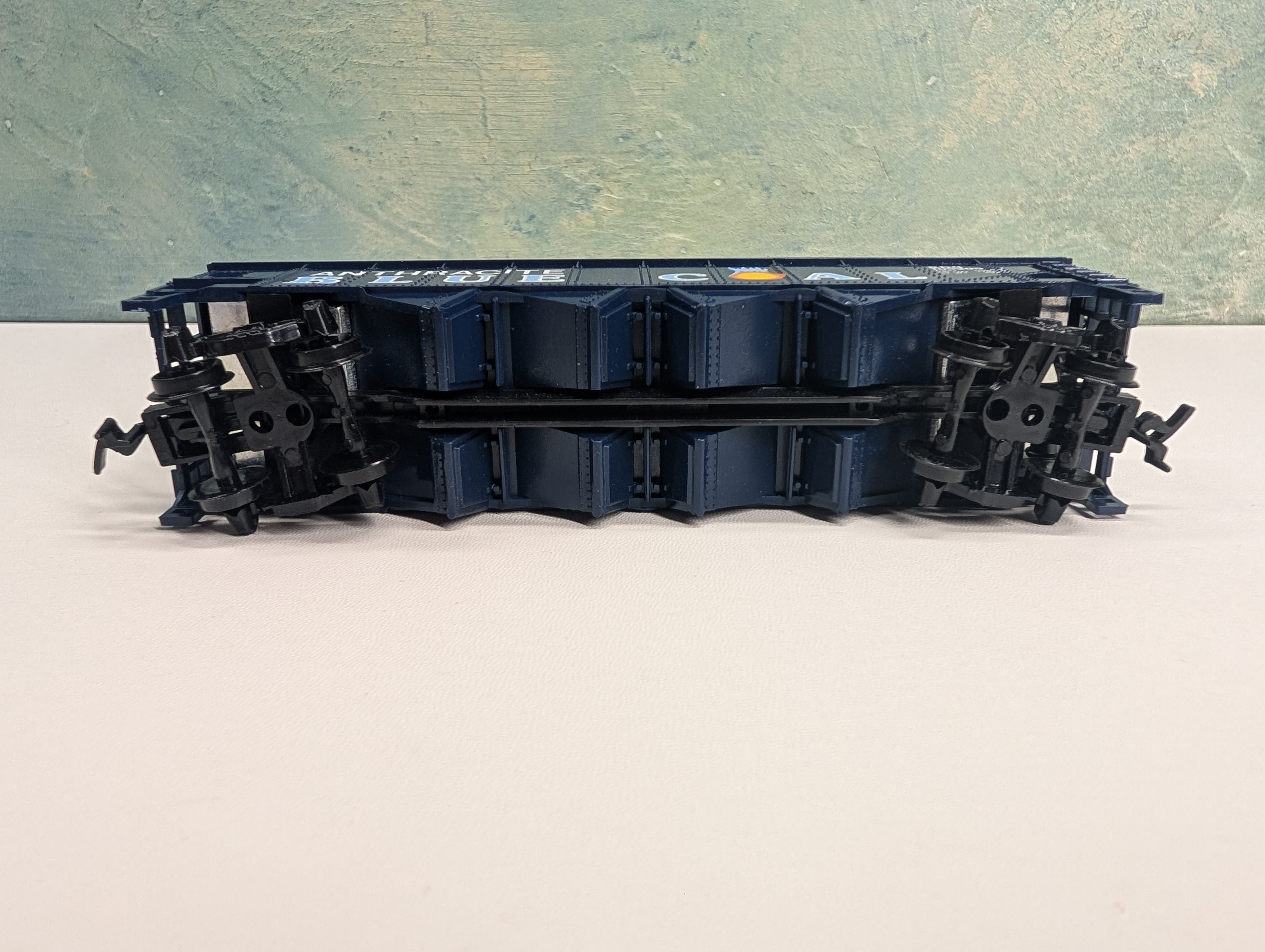 USED Tyco HO Scale Quad Hopper Anthracite Blue Coal RDG #109300