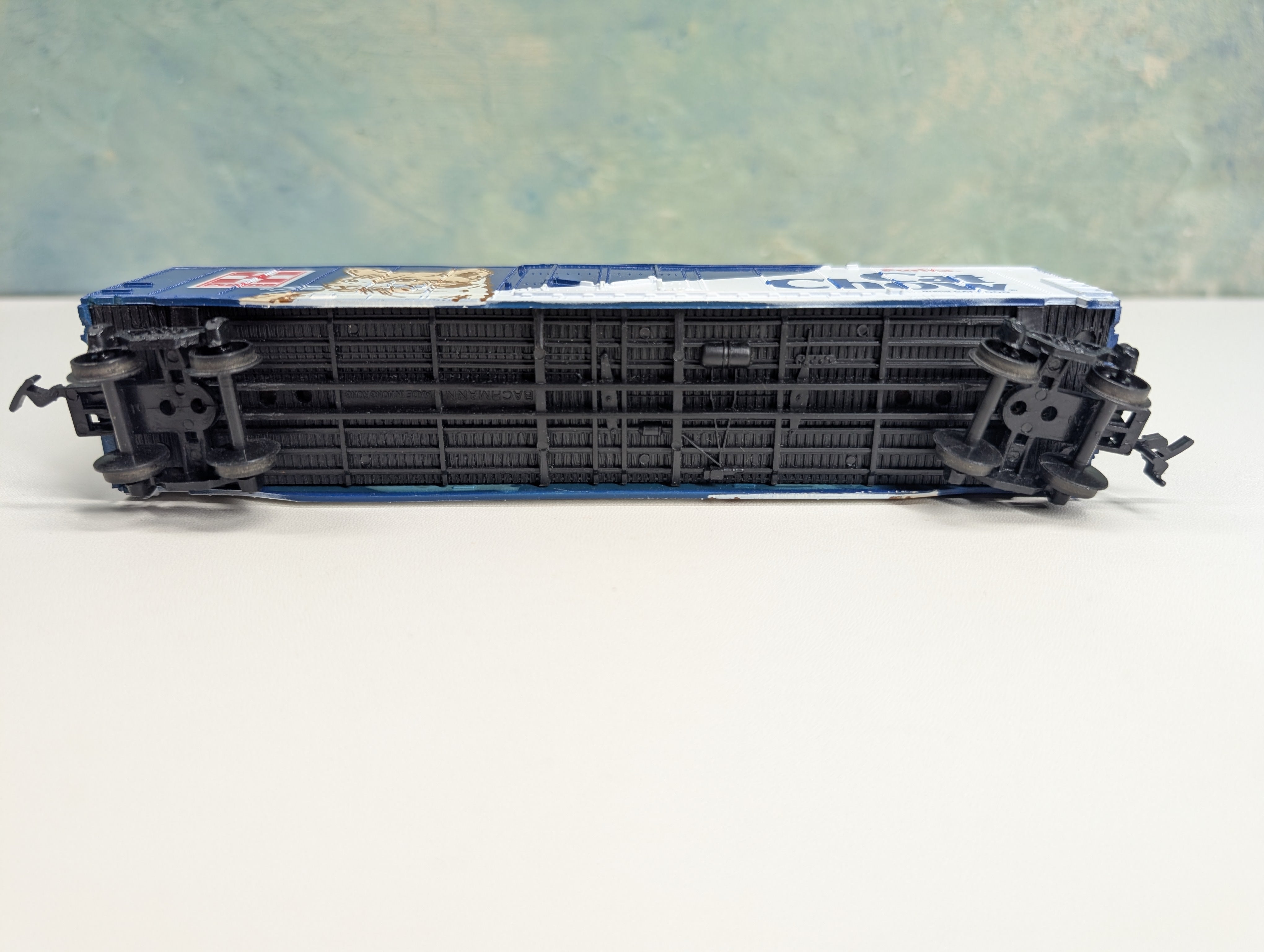 USED Bachmann HO Scale 50' PD Box Car Purina Cat Chow