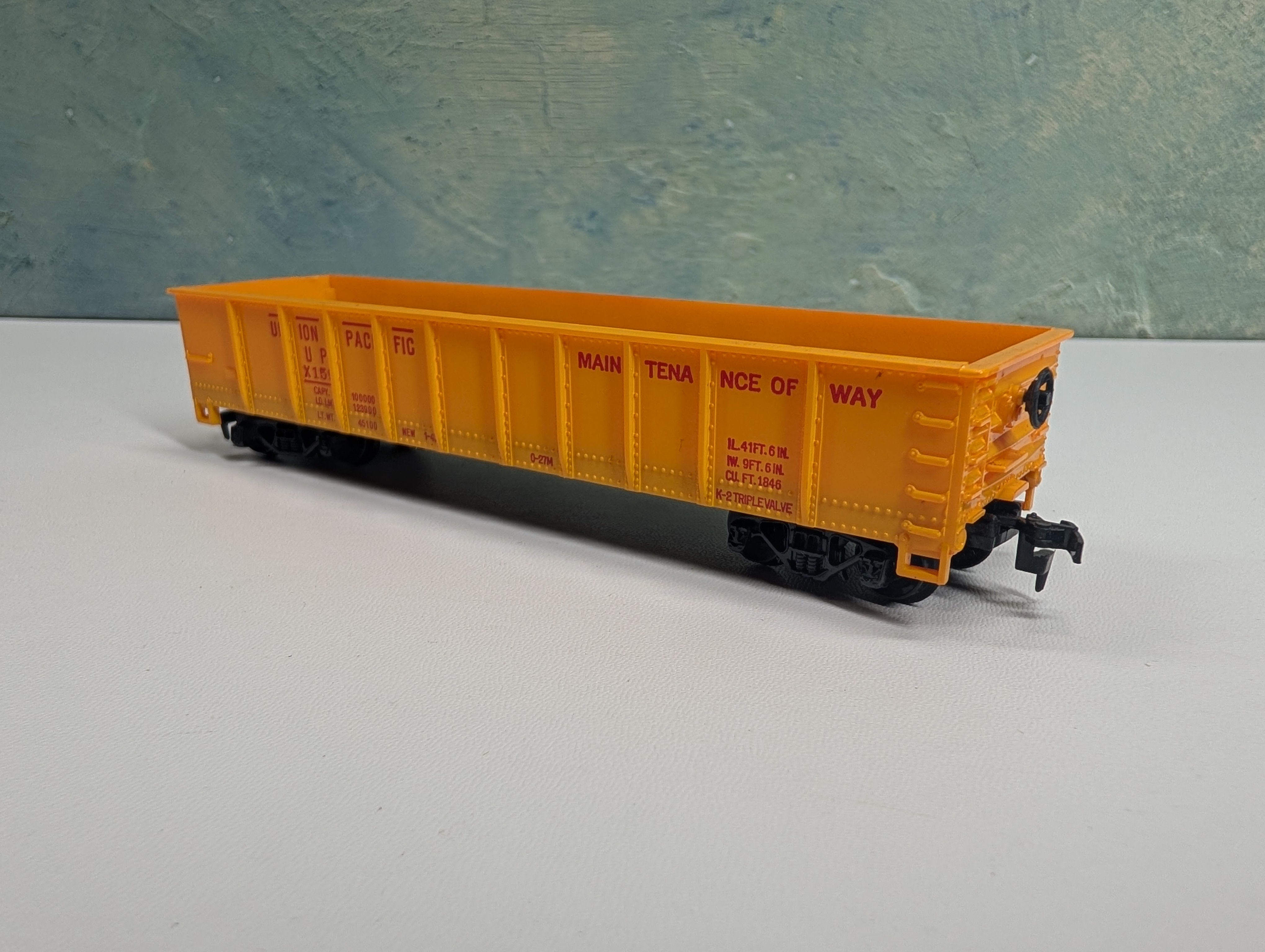 USED Tyco HO Scale 40' Gondola Union Pacific UP #X159
