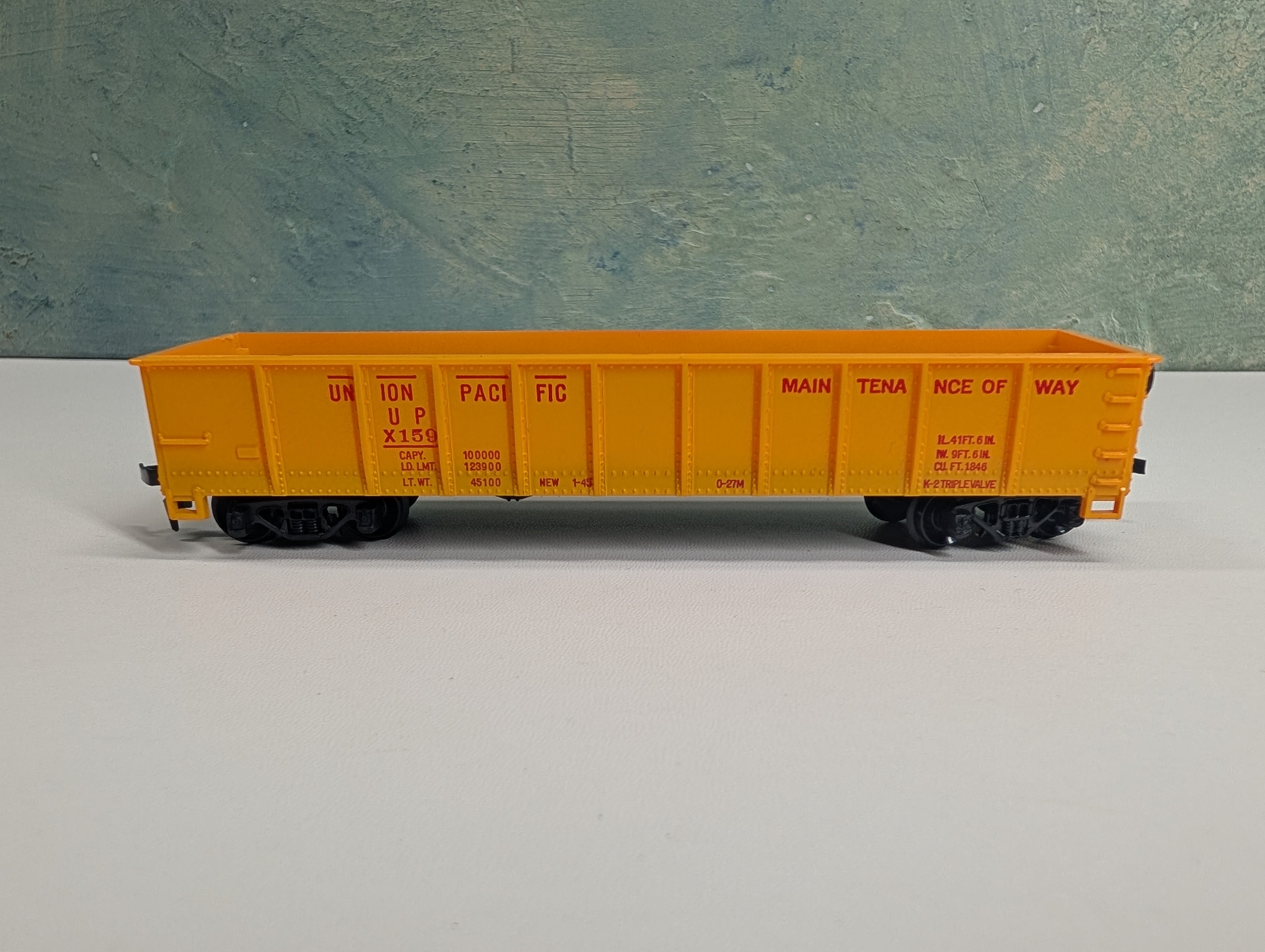 USED Tyco HO Scale 40' Gondola Union Pacific UP #X159