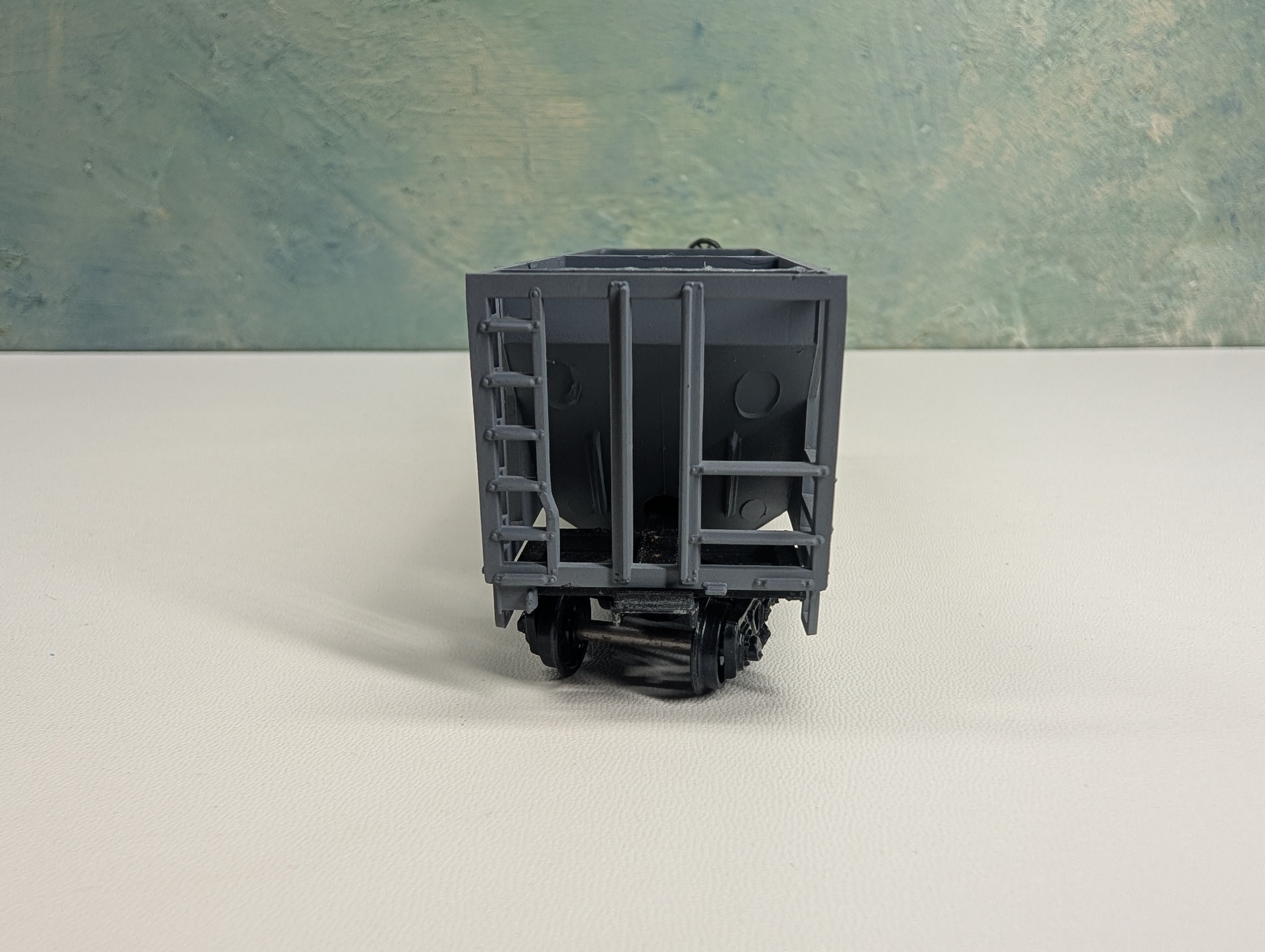USED Roundhouse HO Scale 2 Bay Covered Hopper Boraxo GACX #40228