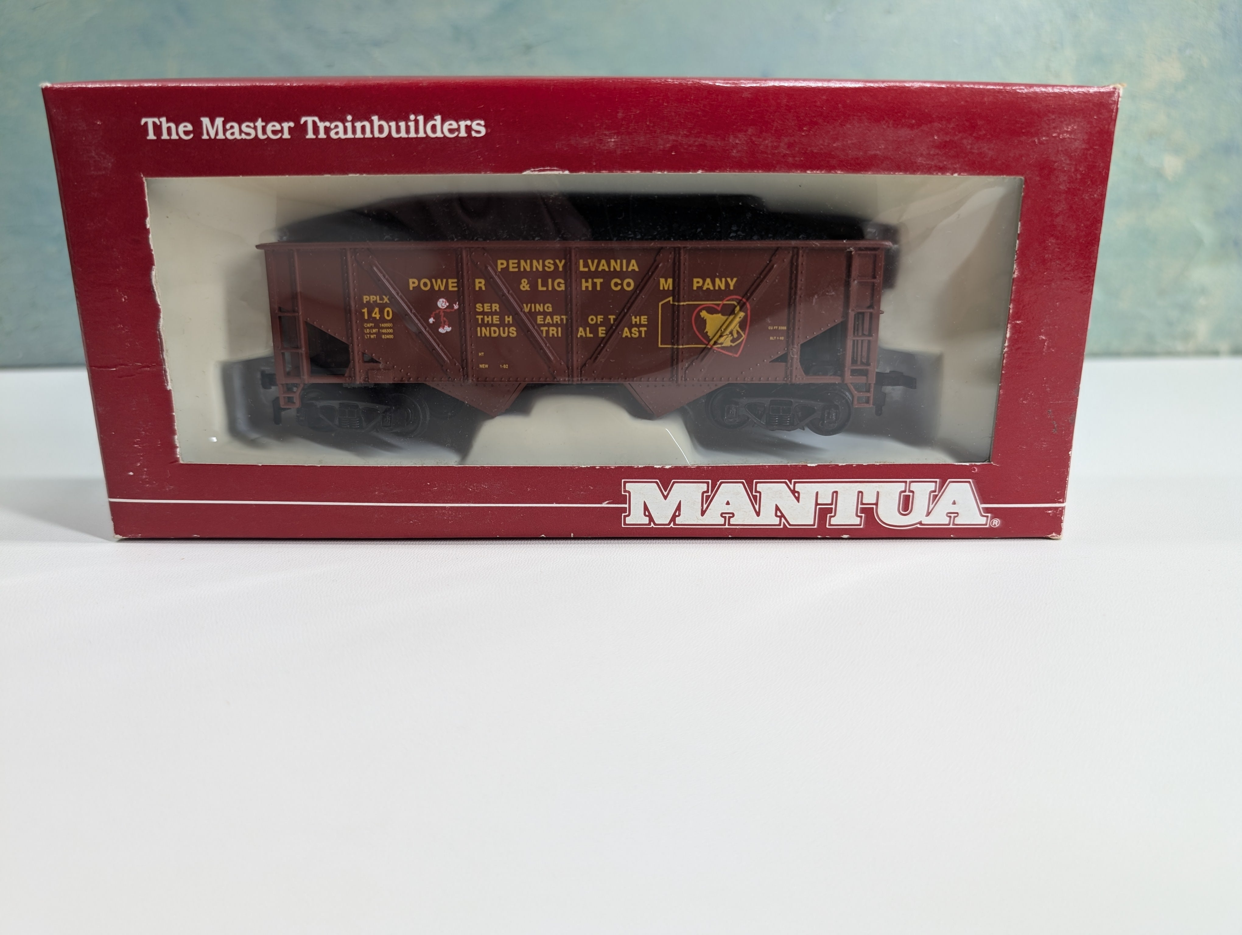 USED Mantua 729-202 HO Scale Heavy 32' Hopper PP&L PPLX #140