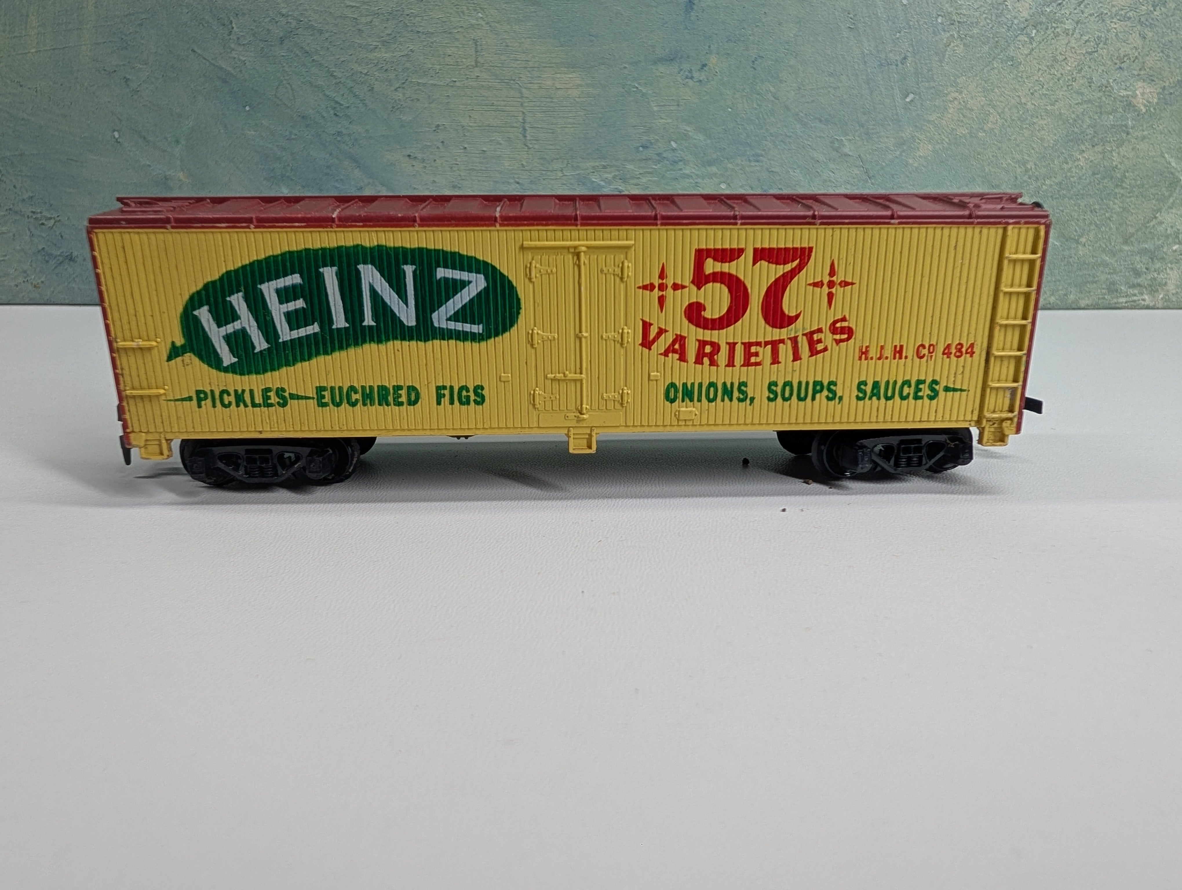 USED Tyco HO Scale 40' Reefer Box Car Heinz 57 Varieties