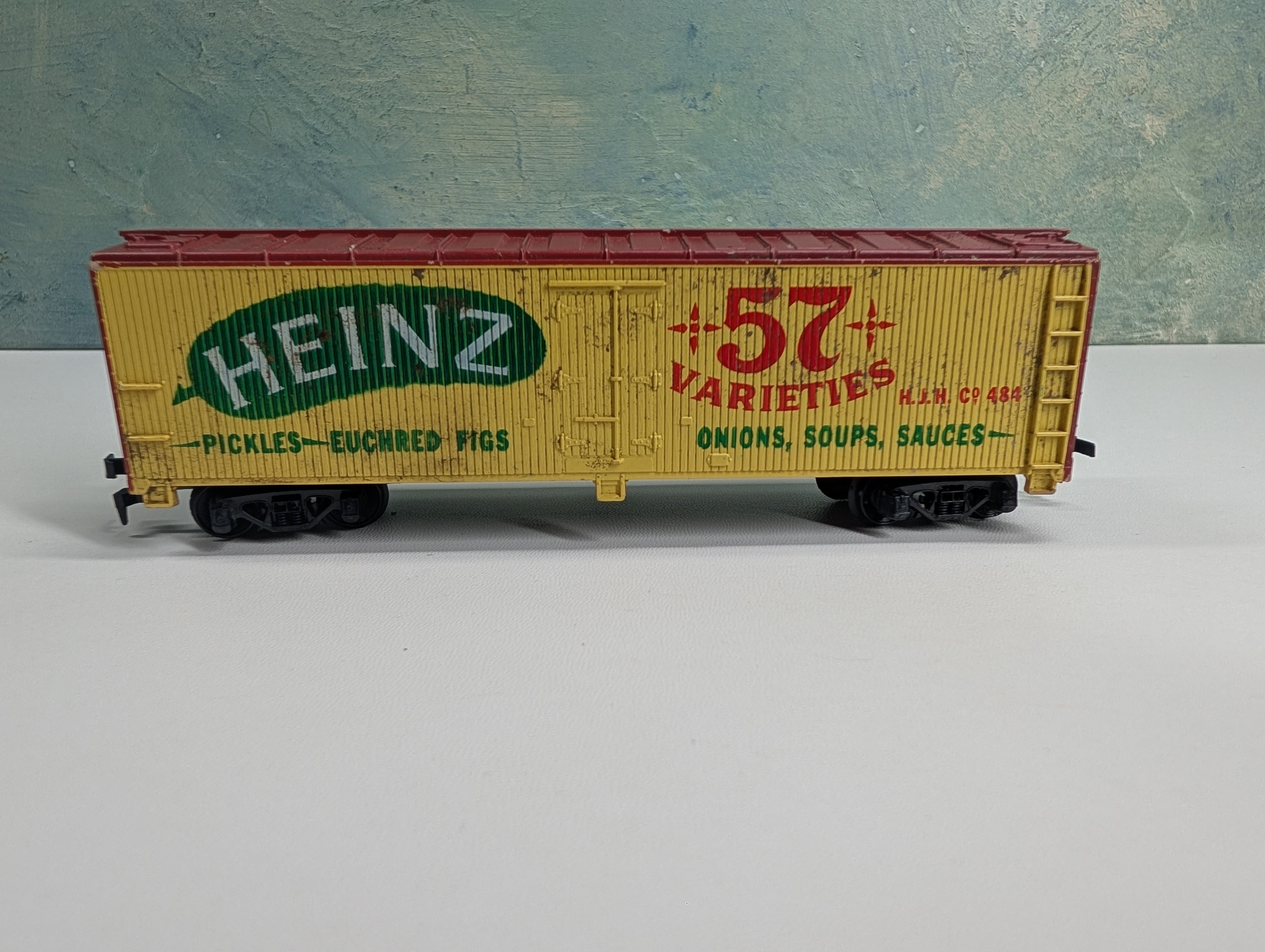 USED Tyco HO Scale 40' Reefer Box Car Heinz 57 Varieties