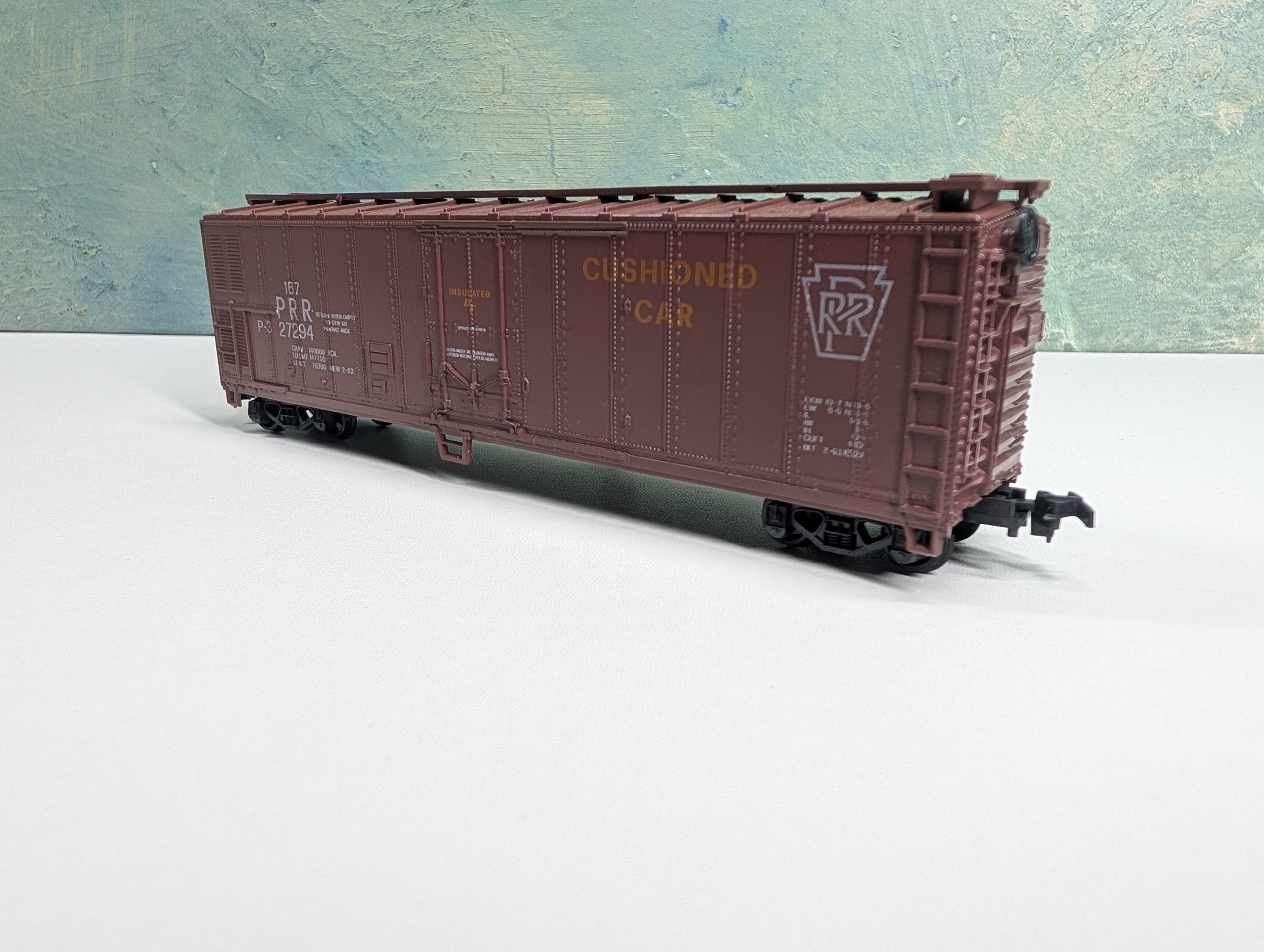 USED LIMA HO Scale 50' PD Box Car Pennsylvania PRR #27294