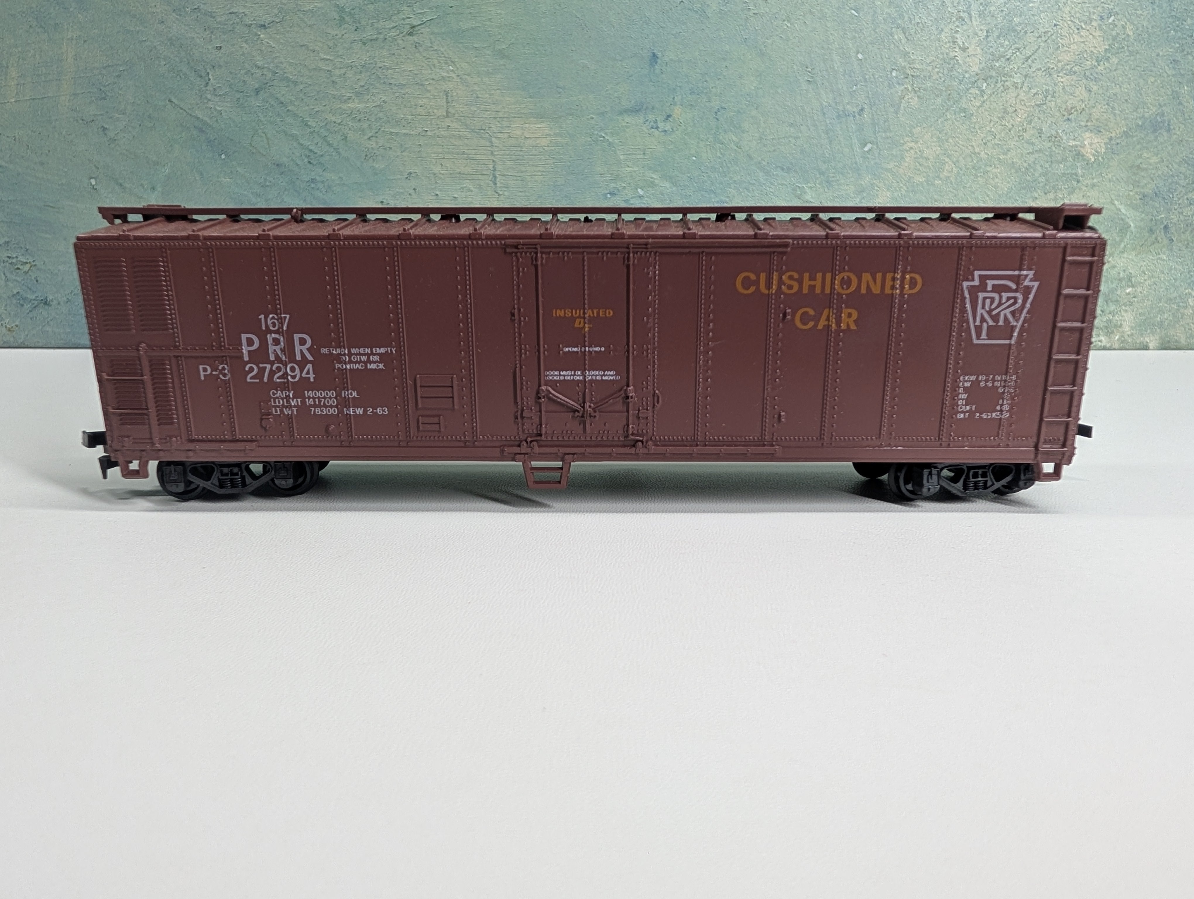 USED LIMA HO Scale 50' PD Box Car Pennsylvania PRR #27294