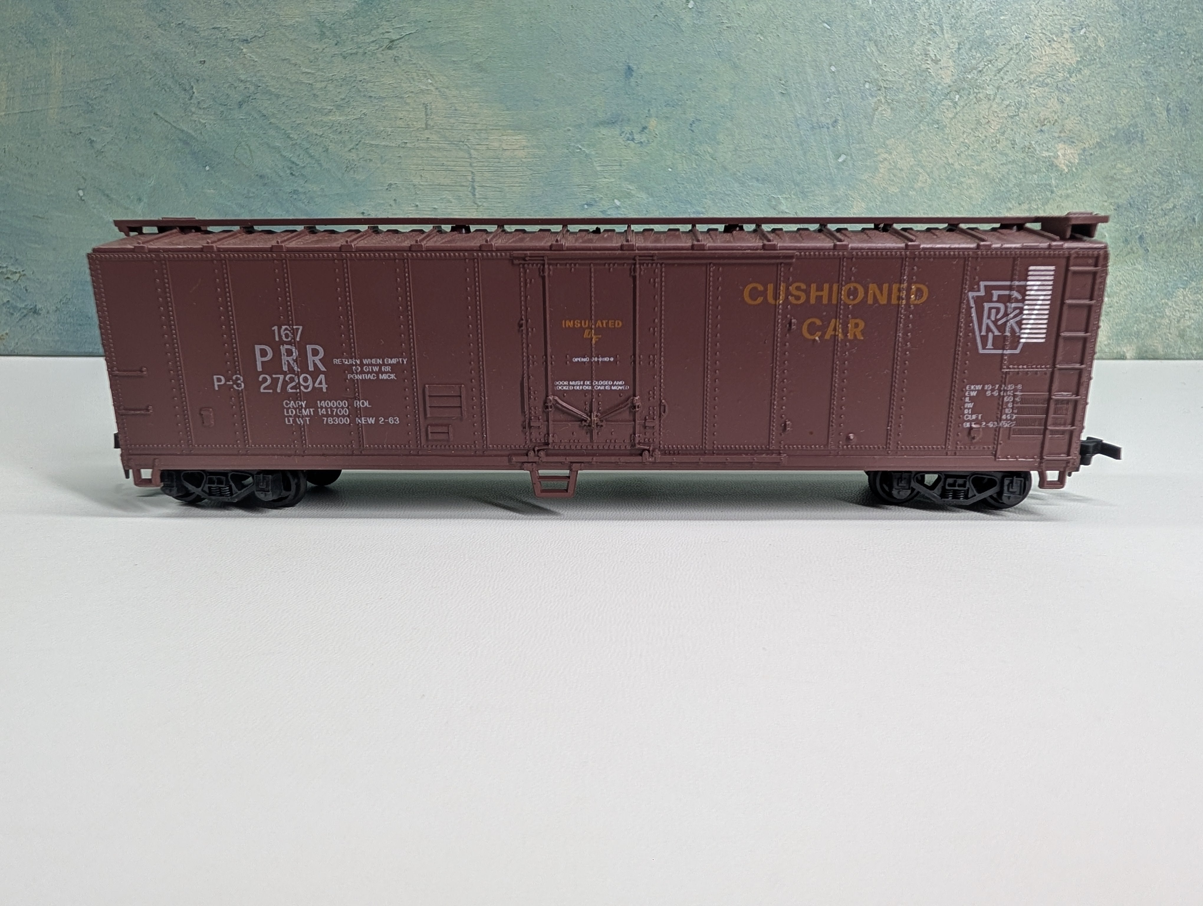 USED LIMA HO Scale 50' PD Box Car Pennsylvania PRR #27294