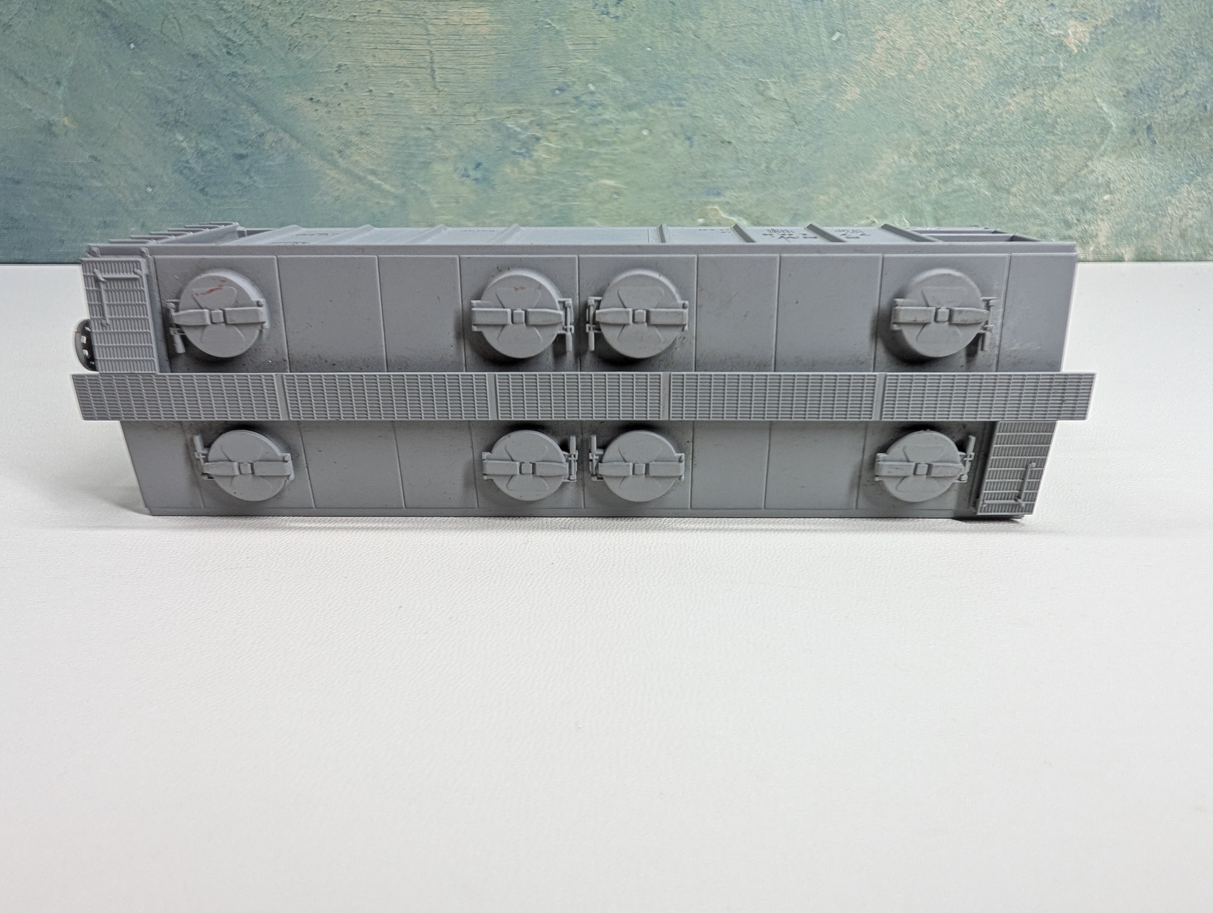 USED Atlas HO Scale 2 Bay Covered Hopper Cotton Belt SSW #77103