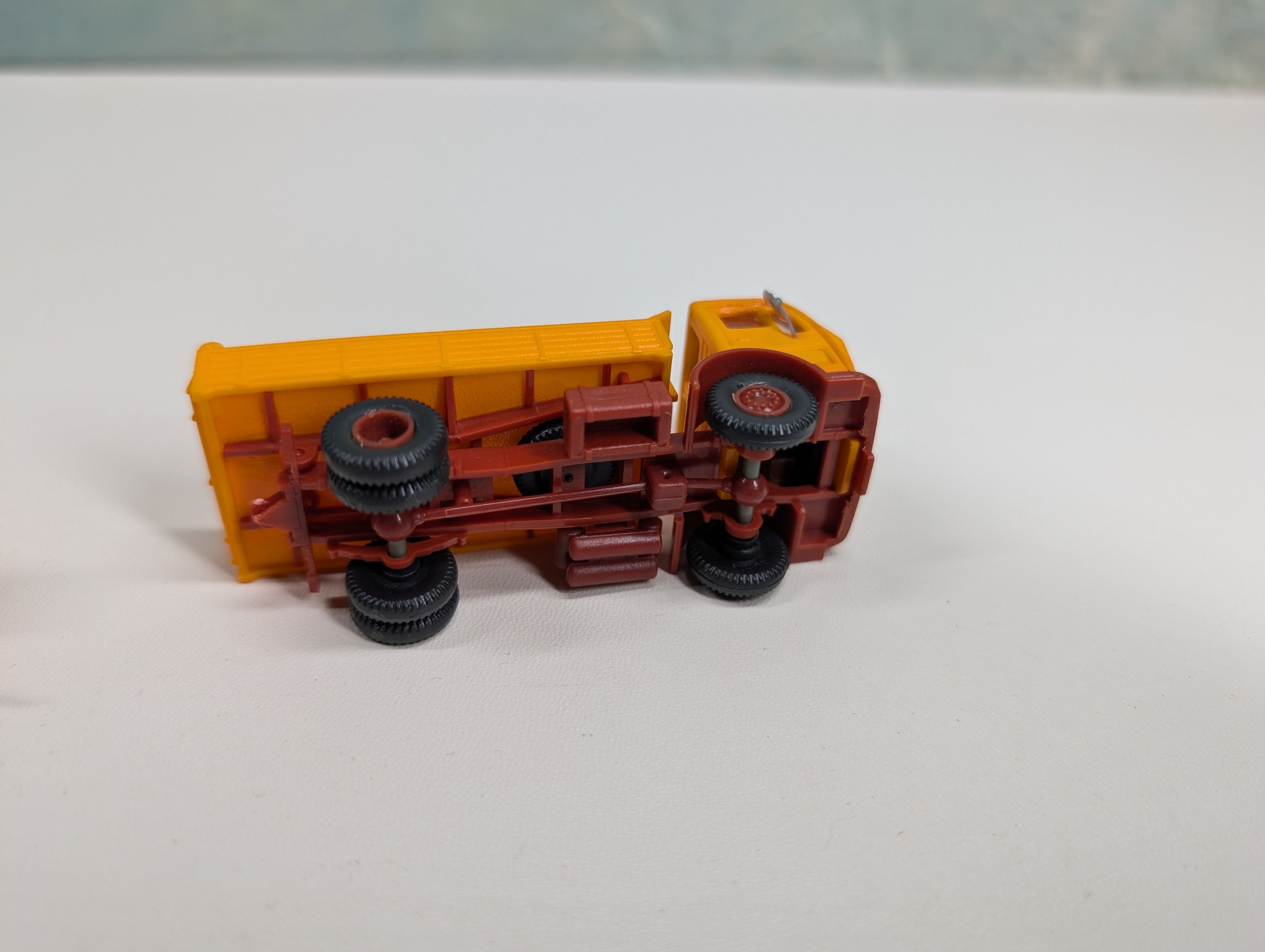 USED Kibri B-10010 HO Scale Mercedes Wackenhut Gravel Truck & Trailer