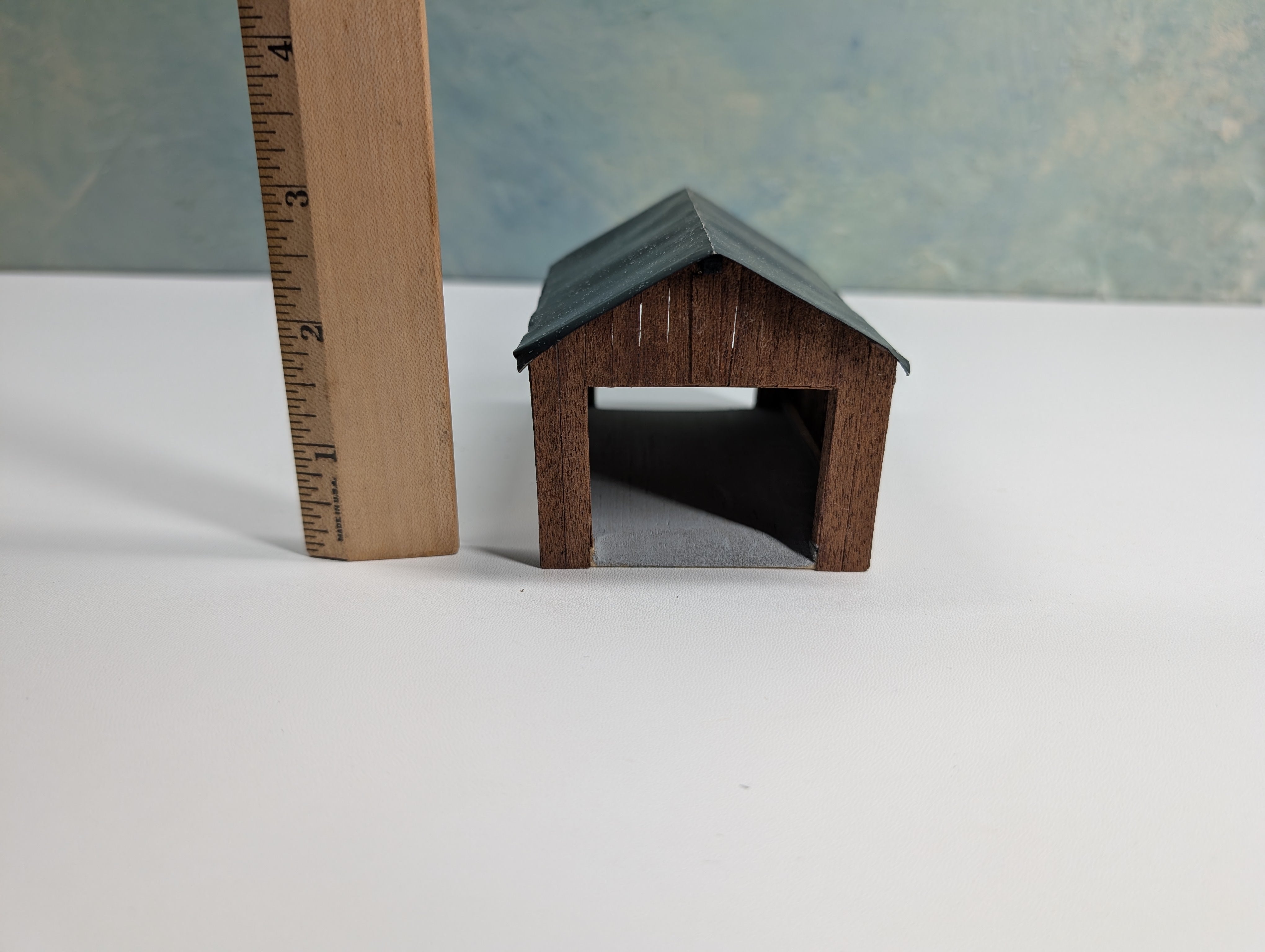 USED HO Scale Scratch Built Garage