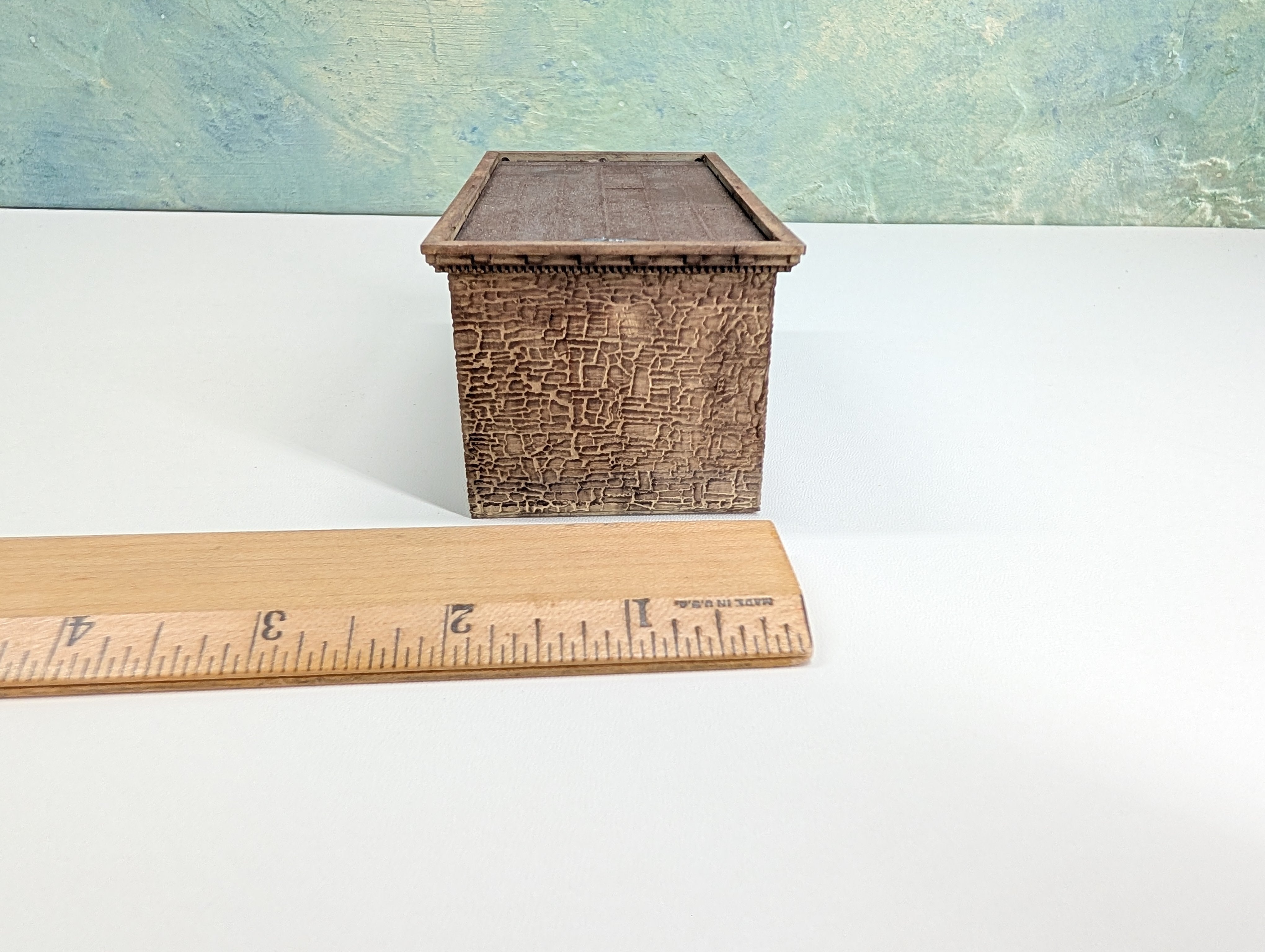 USED HO Scale Weathered Brick Storage Building