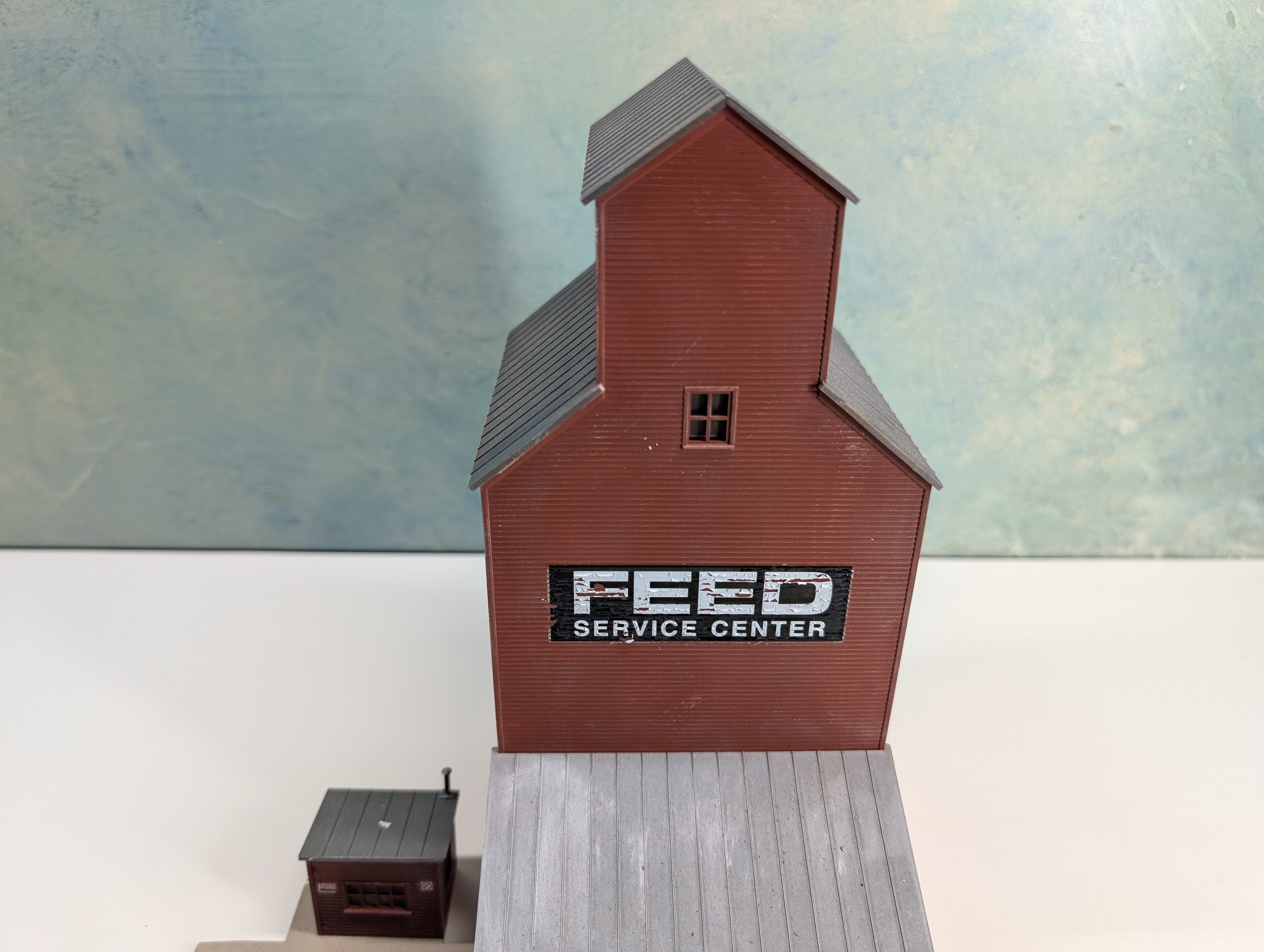 USED HO Scale Farmers CO-OP Feed Mill
