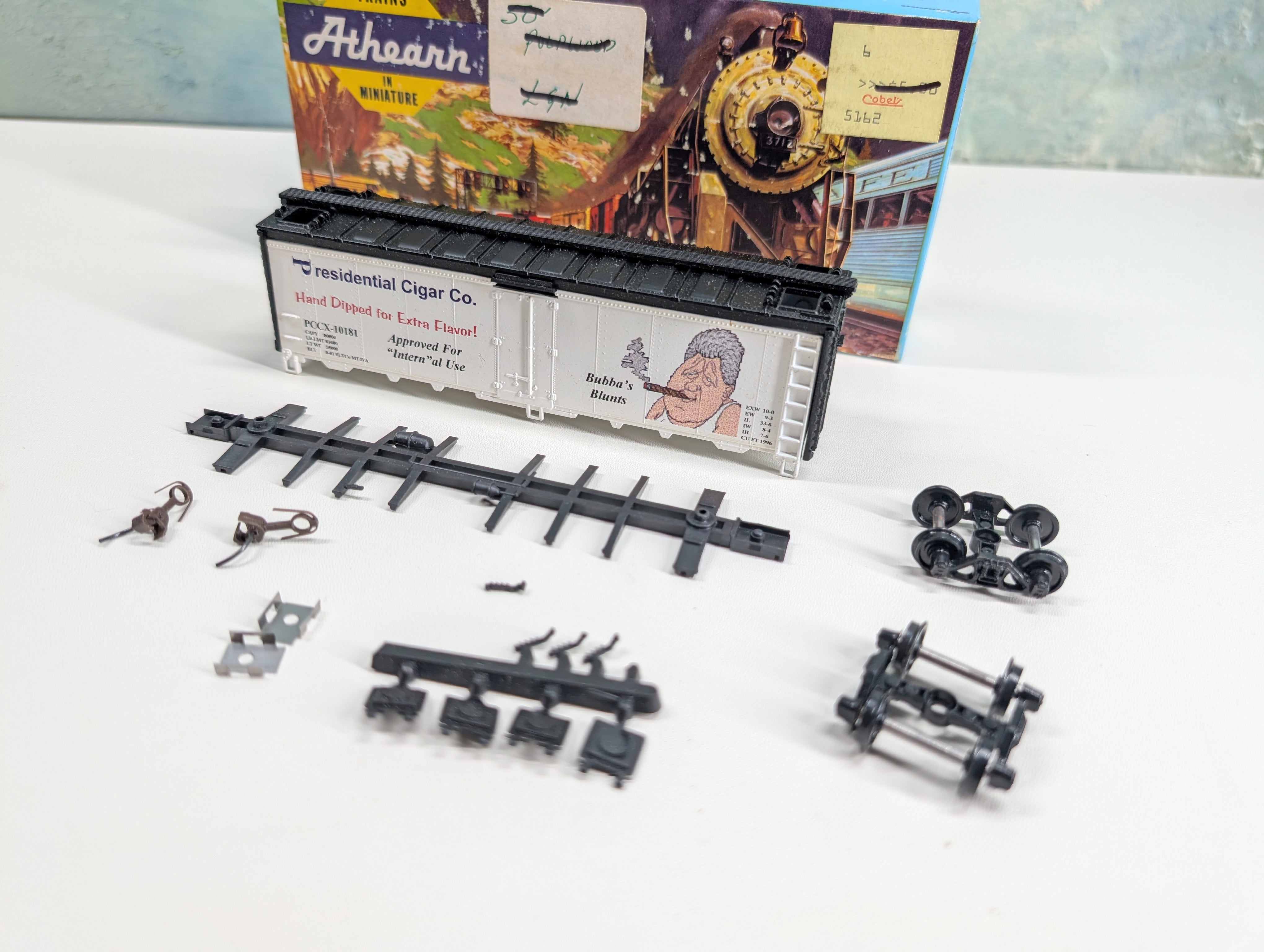 USED Athearn HO Scale 40' Billboard Reefer Presidential Cigar Co. PCCX #10181 Bubba's RARE KIT