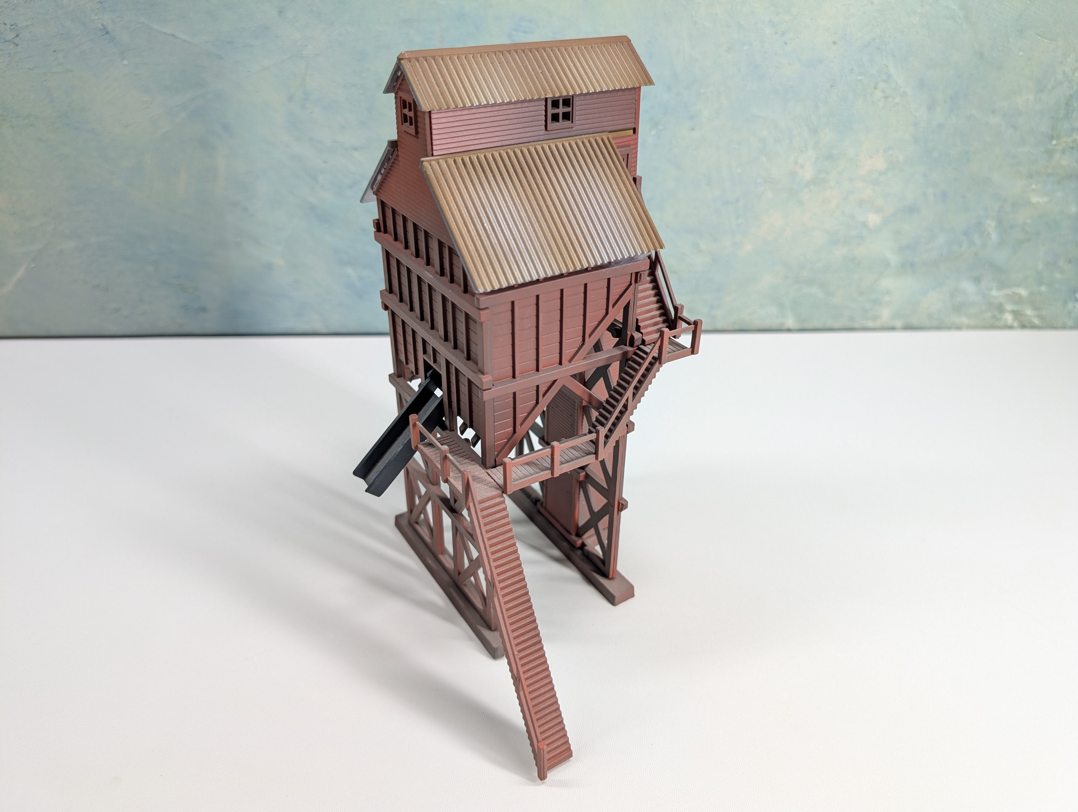 USED HO Scale Coaling Station, Weathered