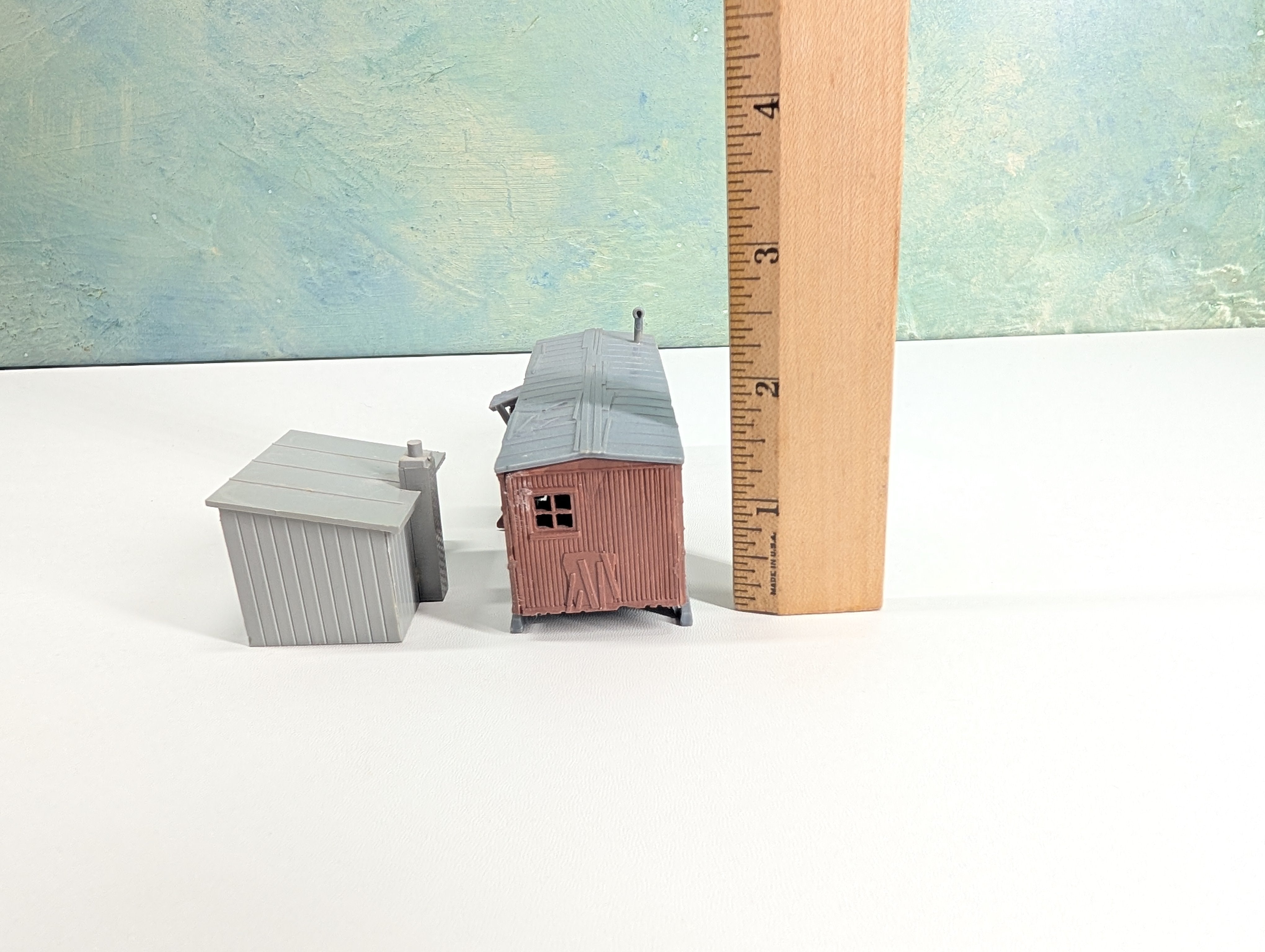 USED HO Scale Railroad Work Crew Shanty