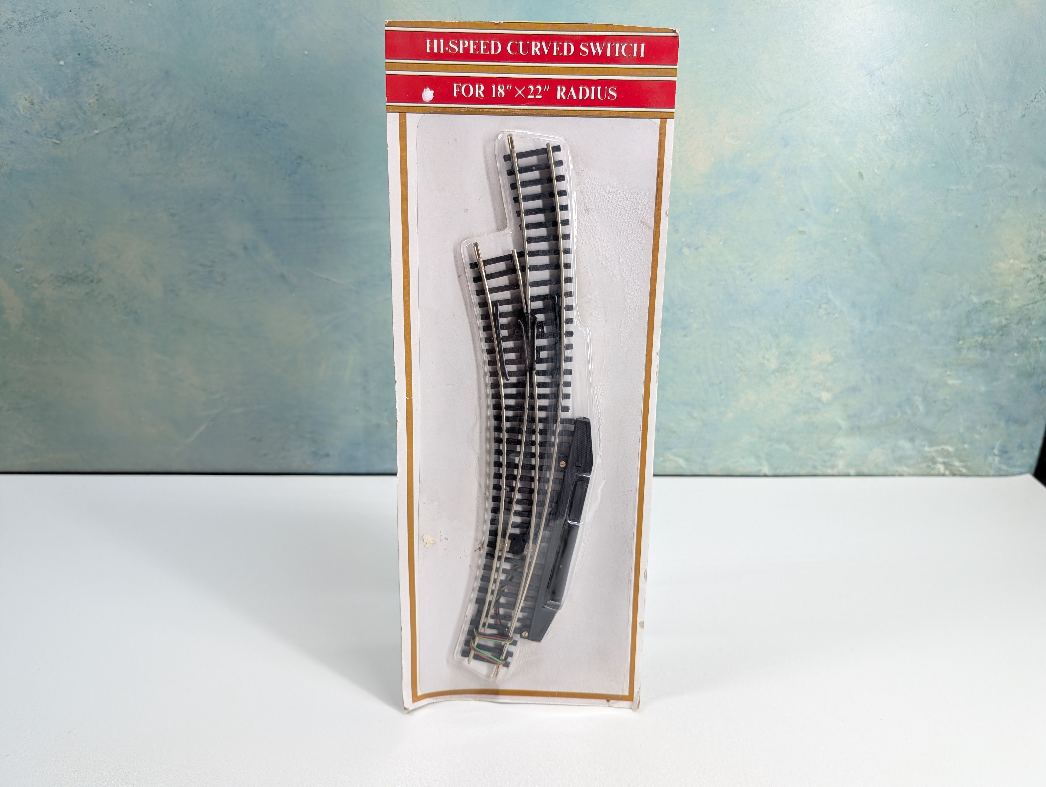 Model Power 801 HO Scale Nickel Silver Code 100 18" x 22" Radius Curve Switch, Manual, LH