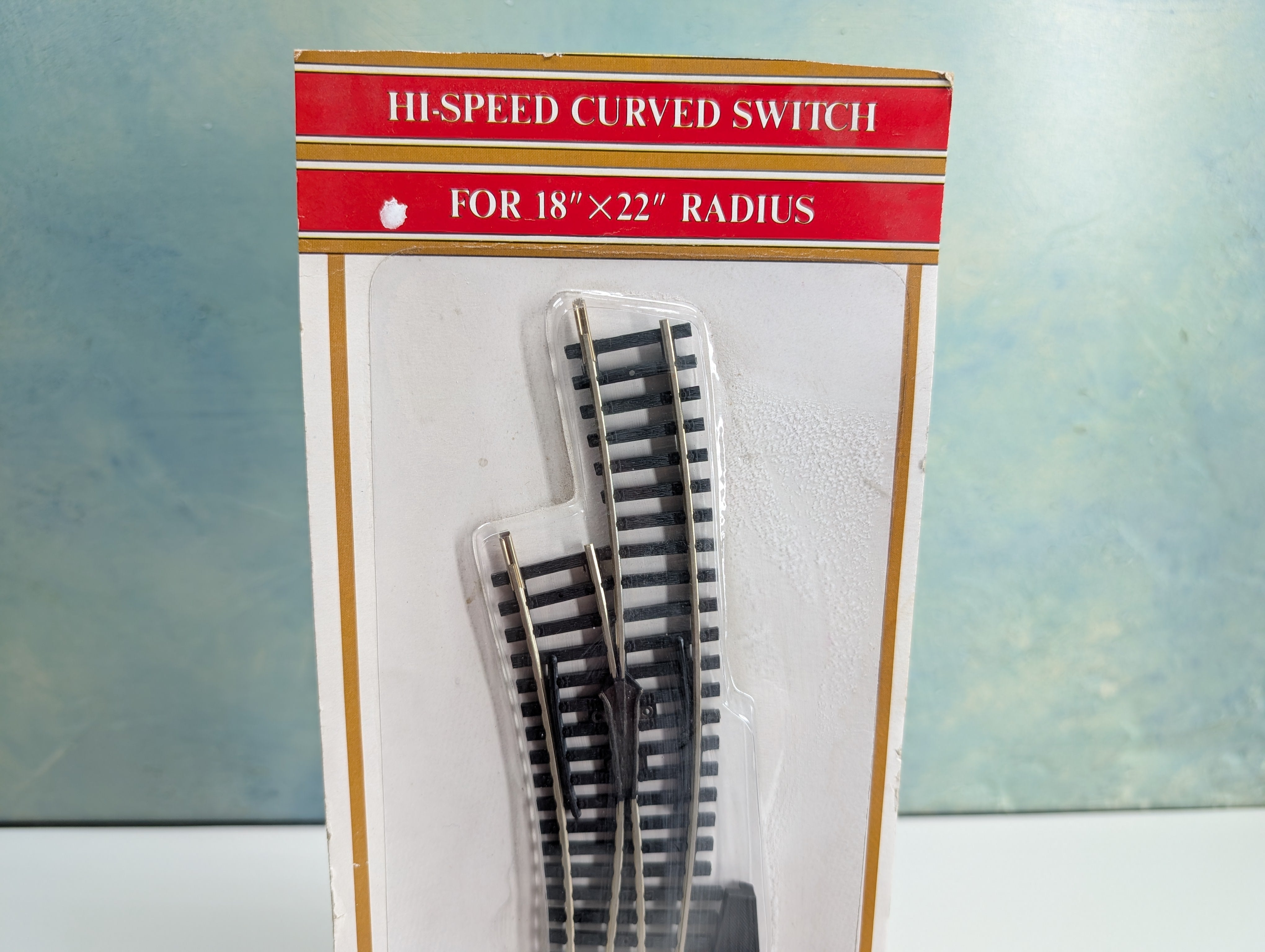 Model Power 801 HO Scale Nickel Silver Code 100 18" x 22" Radius Curve Switch, Manual, LH