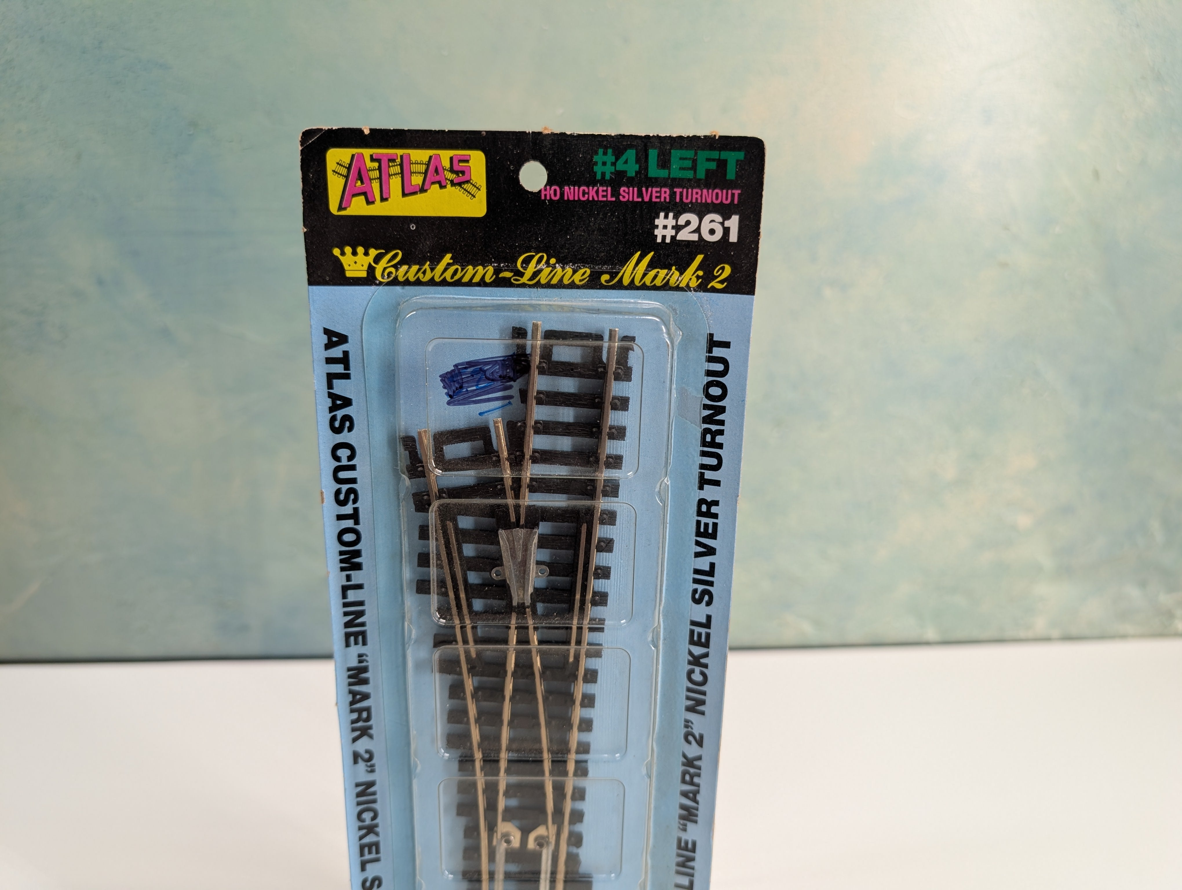 Atlas 261 HO Scale #4 Nickel Silver Code 100 Left Turnout, Custom Line