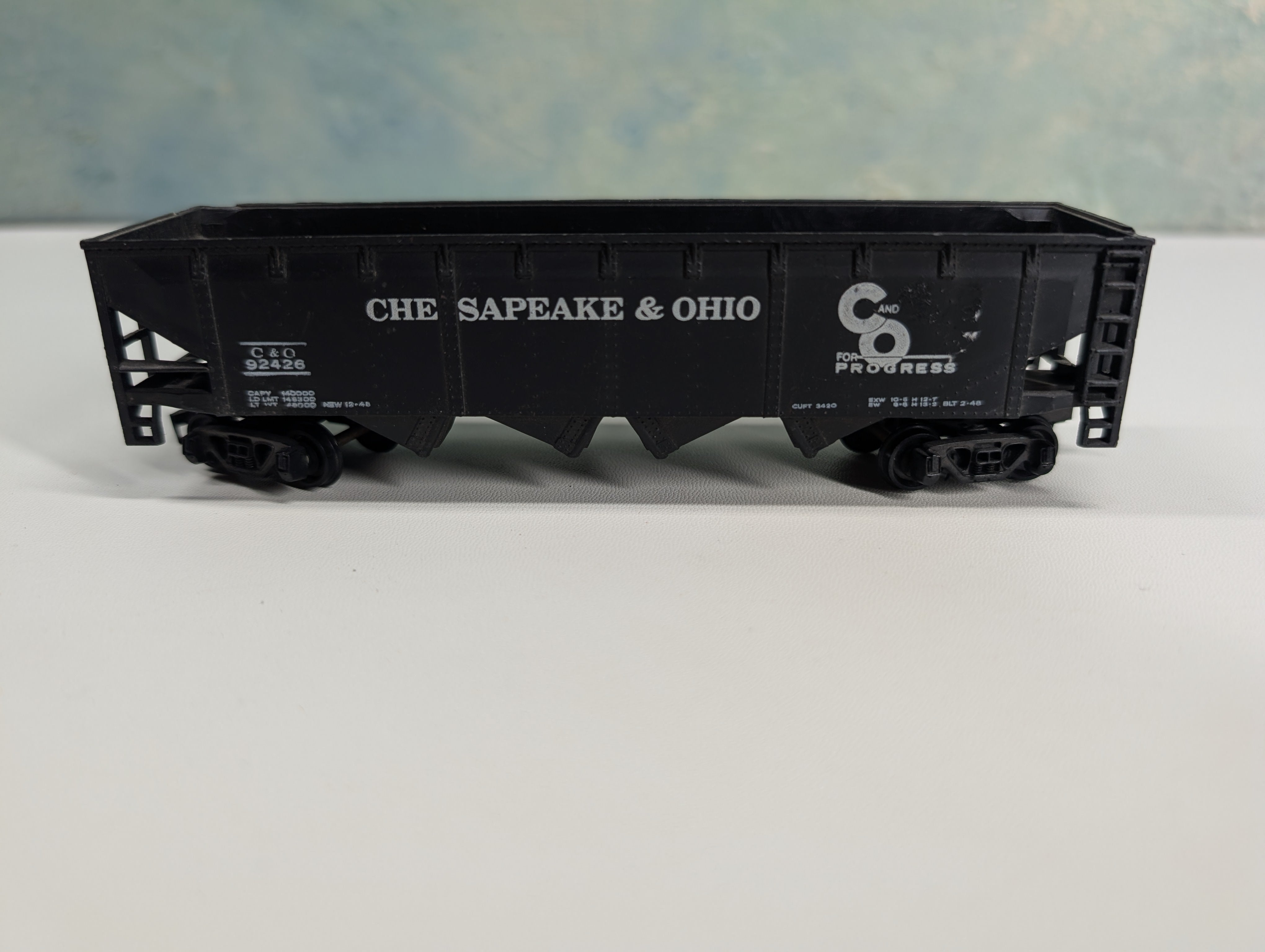 USED Bachmann HO Scale Quad Hopper Chesapeake and Ohio C&O #92426