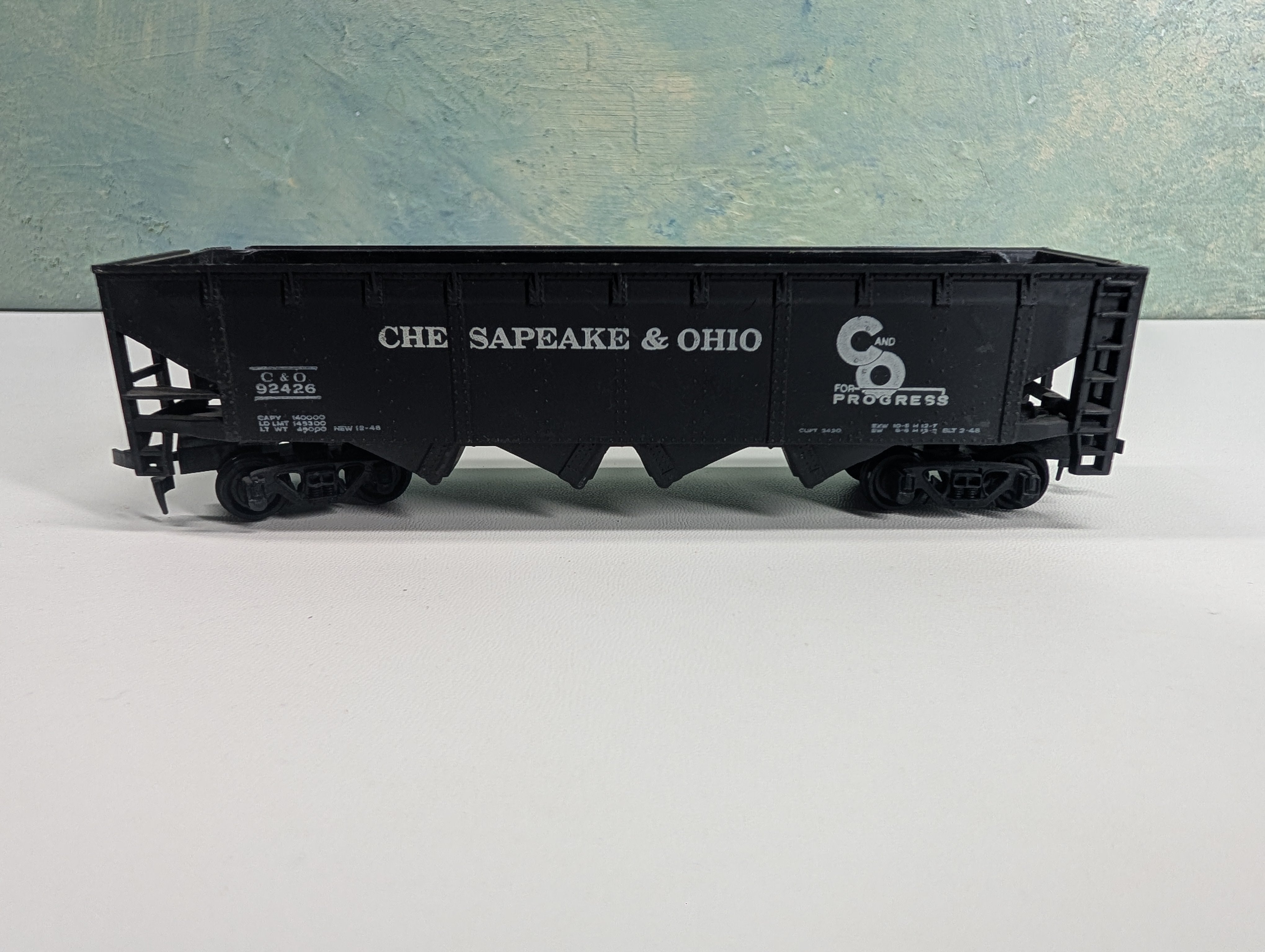 USED Bachmann HO Scale Quad Hopper Chesapeake and Ohio C&O #92426