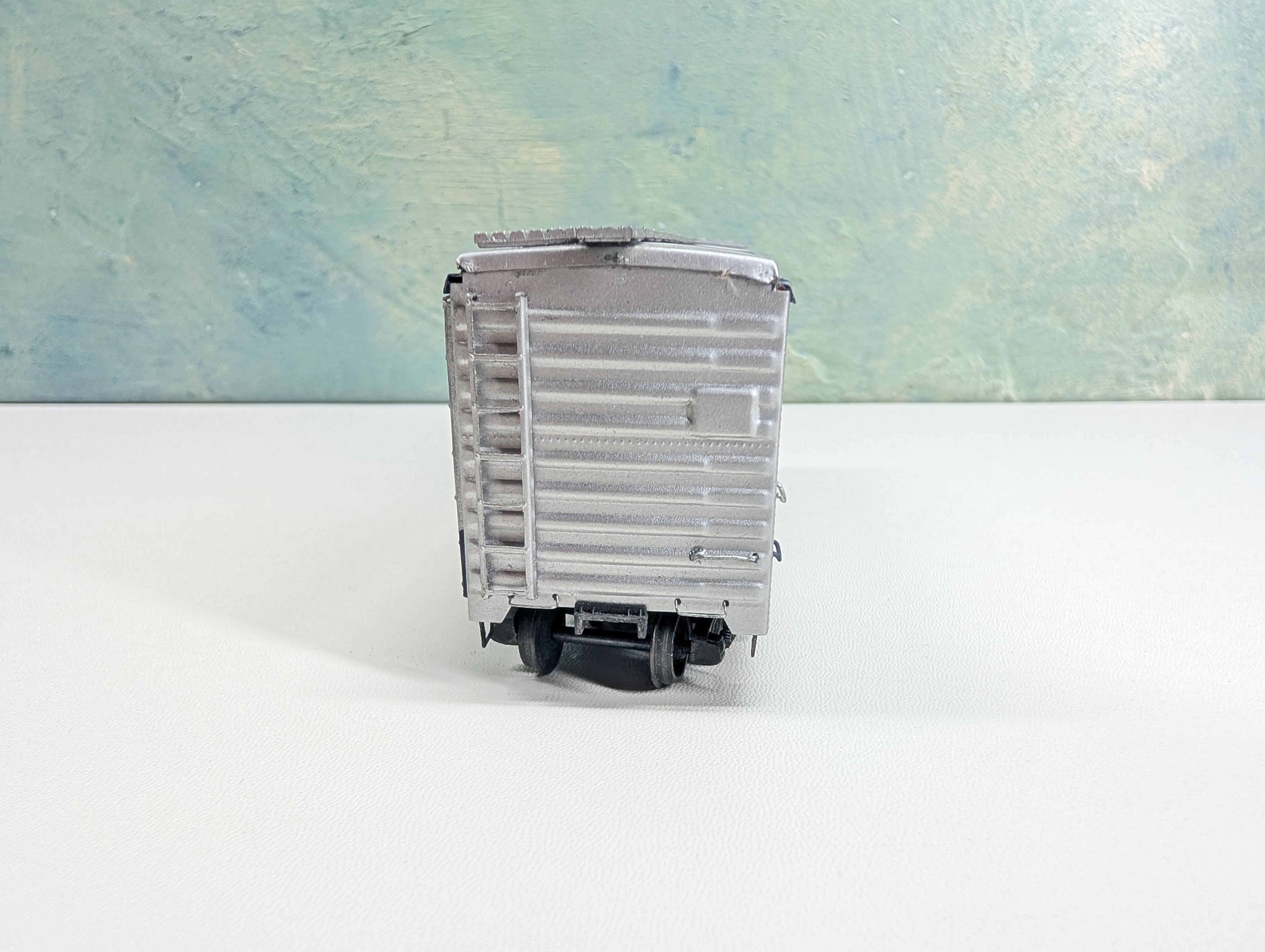 USED HO Scale 40' Box Car (Metal & Wood) Baltimore and Ohio B&O #466096