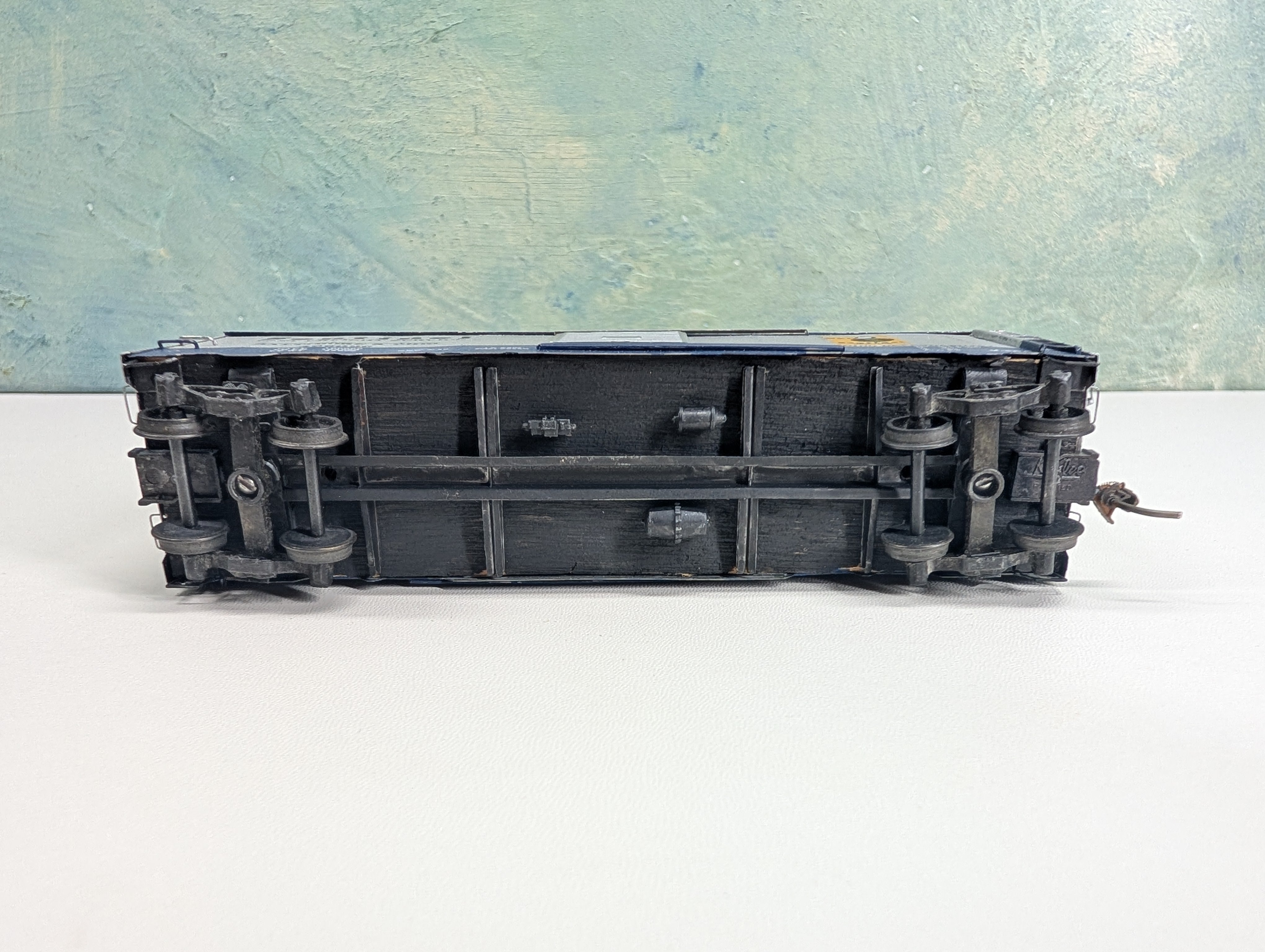 USED HO Scale 40' Box Car (Metal & Wood) Baltimore and Ohio B&O #466096