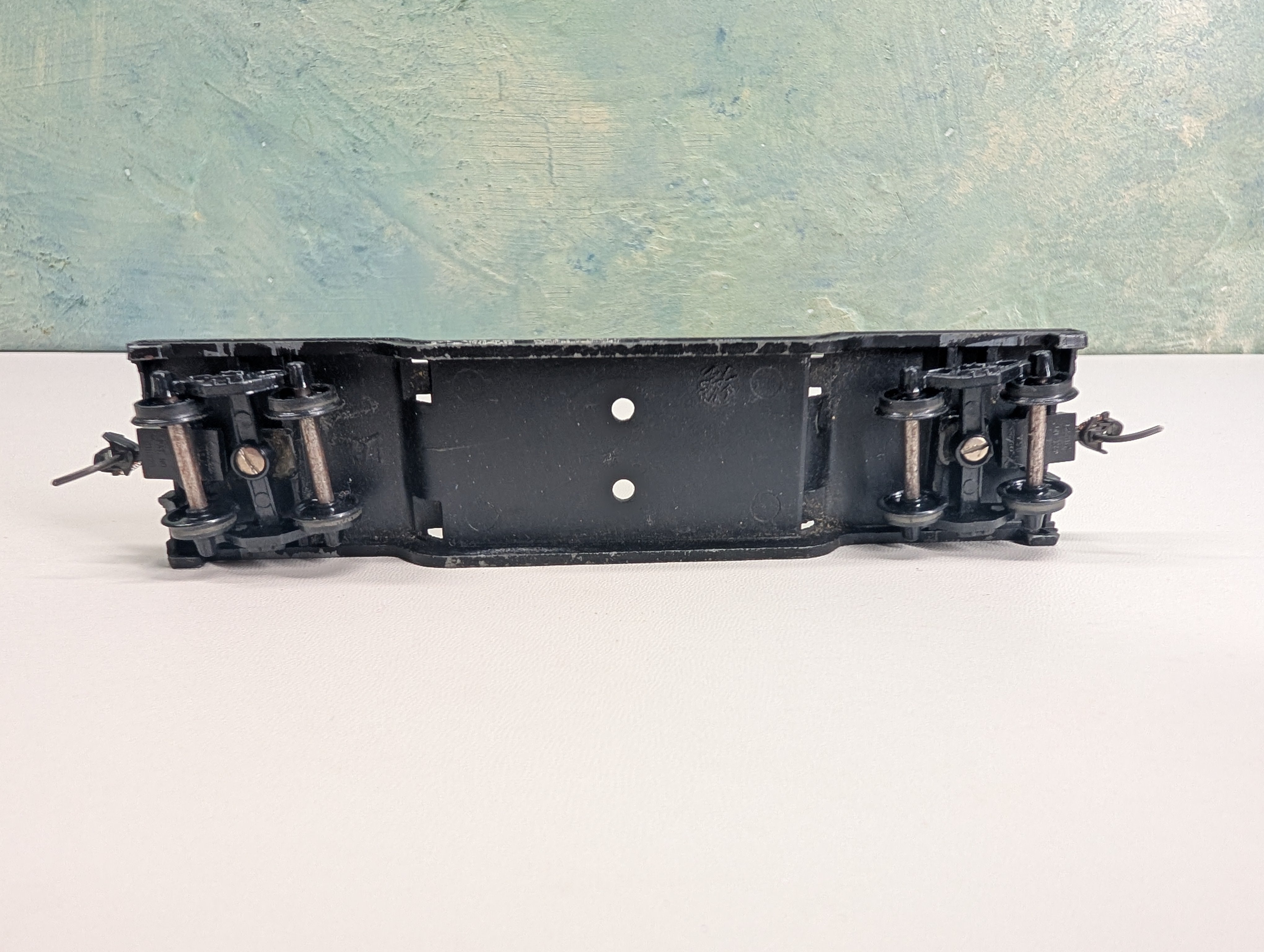 USED MARX HO Scale Depressed Flat Car (metal) Erie #7210