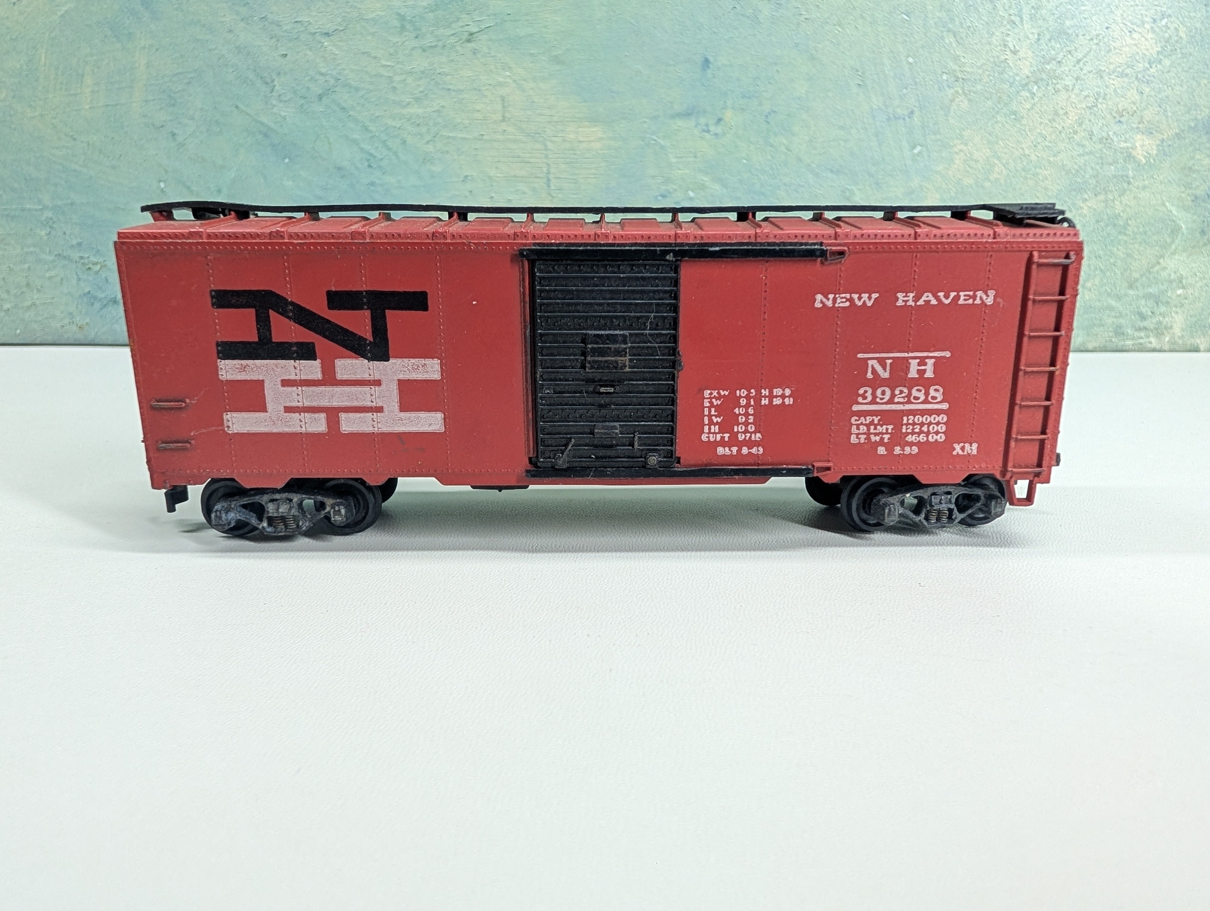 USED Athearn HO Scale 40' Box Car New Haven NH #39288