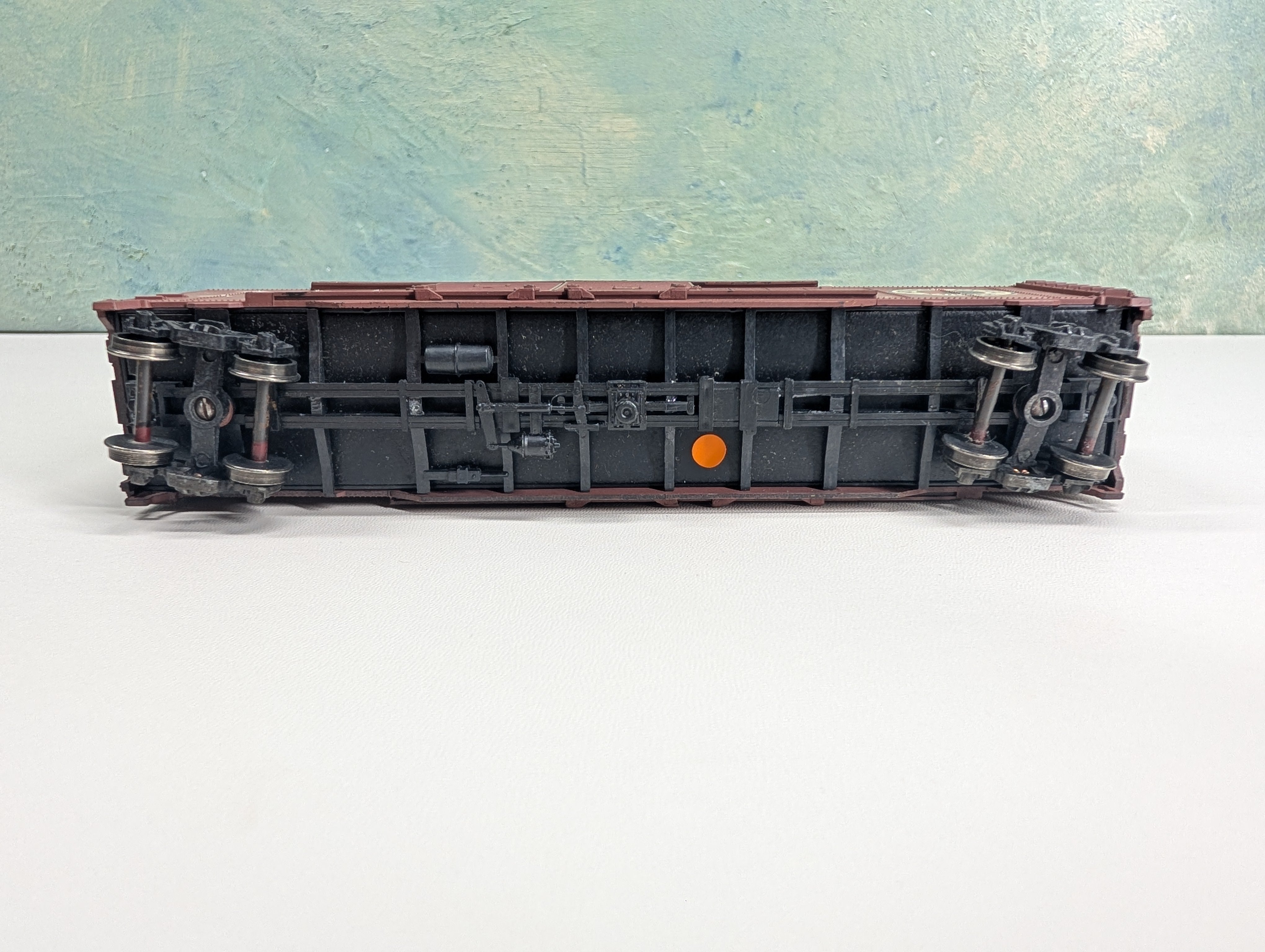 USED HO Scale 50' DD Box Car Northern Pacific NP #6790 Metal Wheels