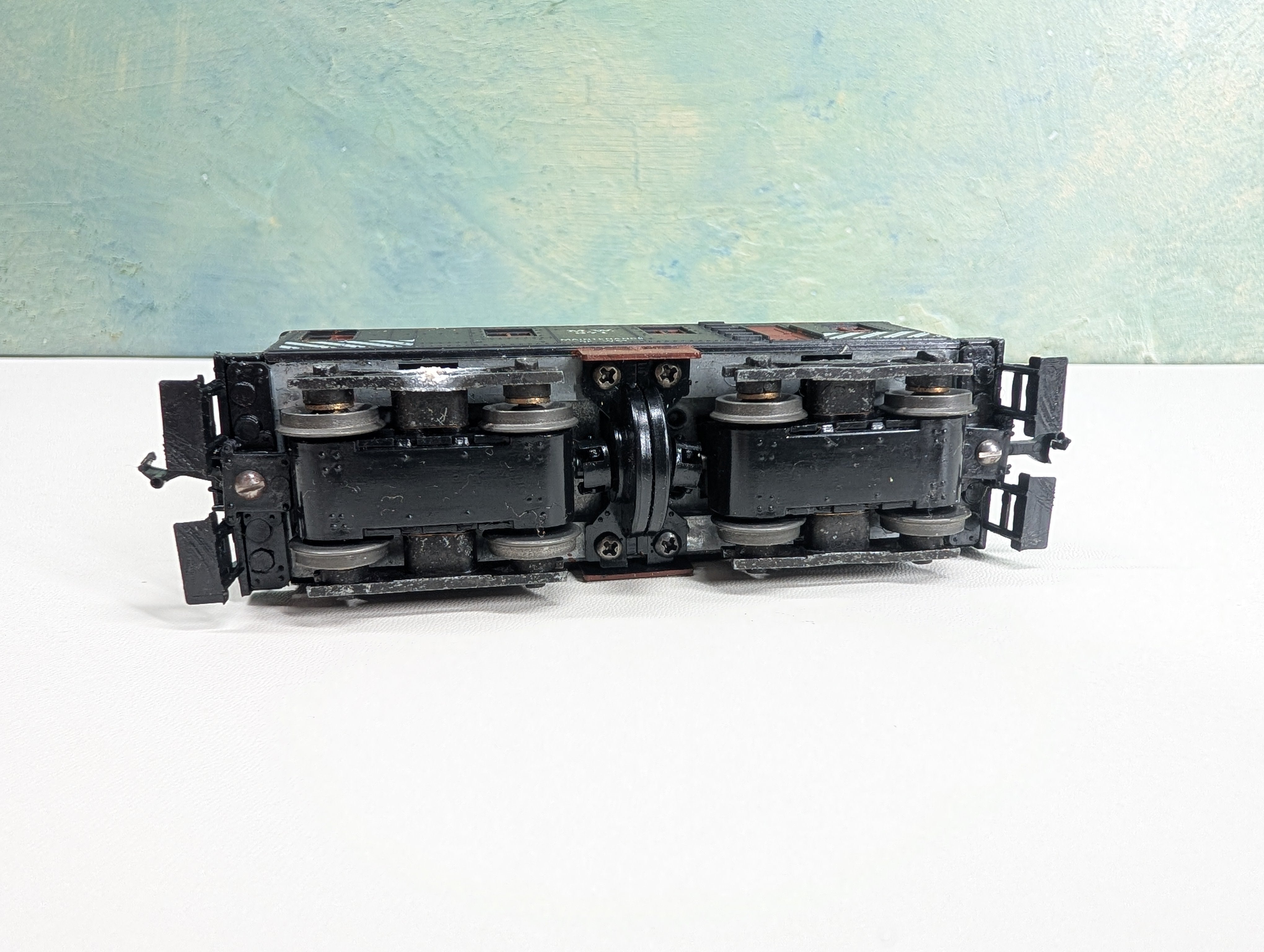 USED Roundhouse 2800 HO Scale Flywheel Diesel Track Cleaner MOW #371 Tested! DC KIT