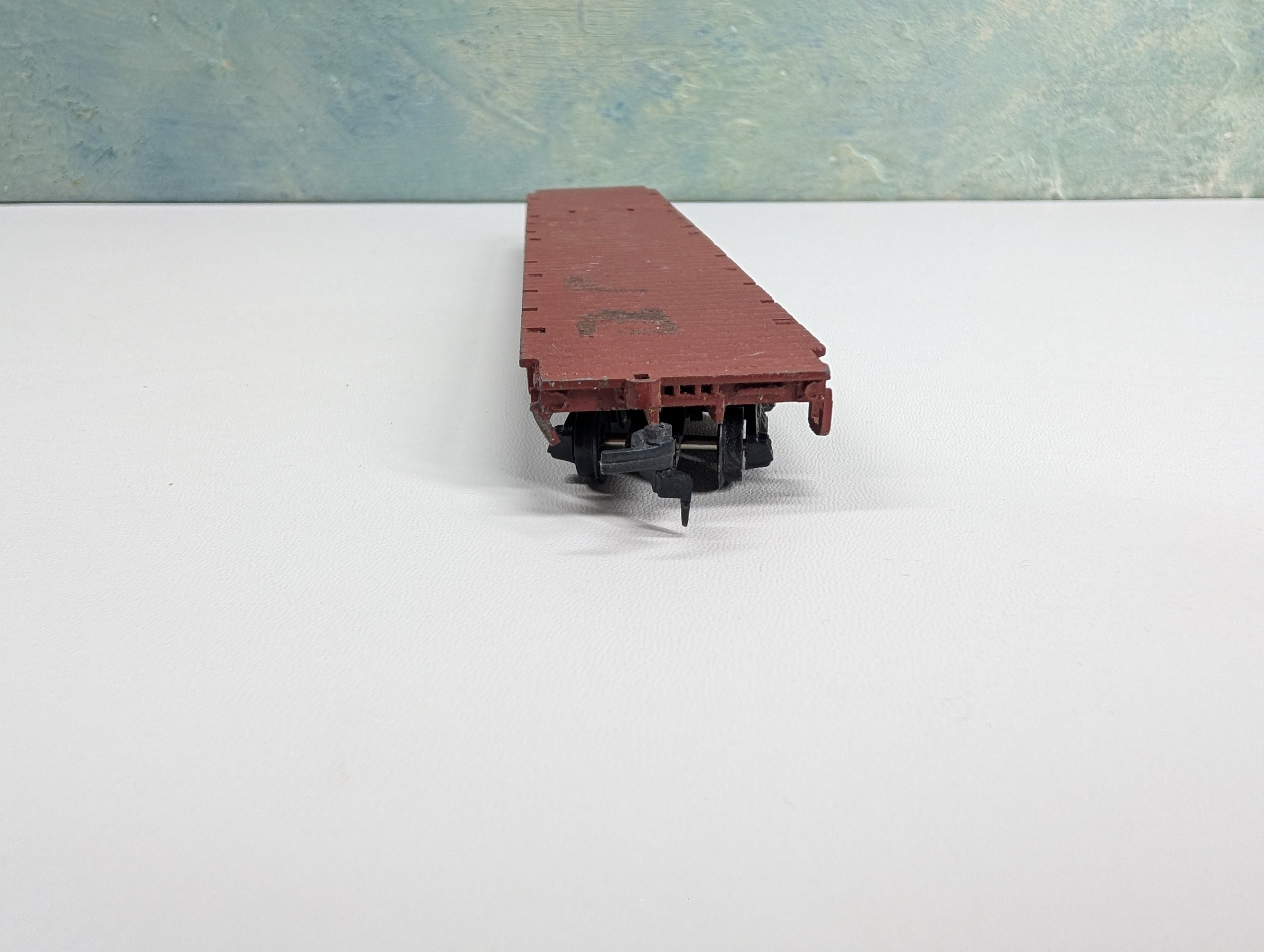 USED Gilbert HO Scale 55' Flat Car Western Maryland WM #33509 Metal