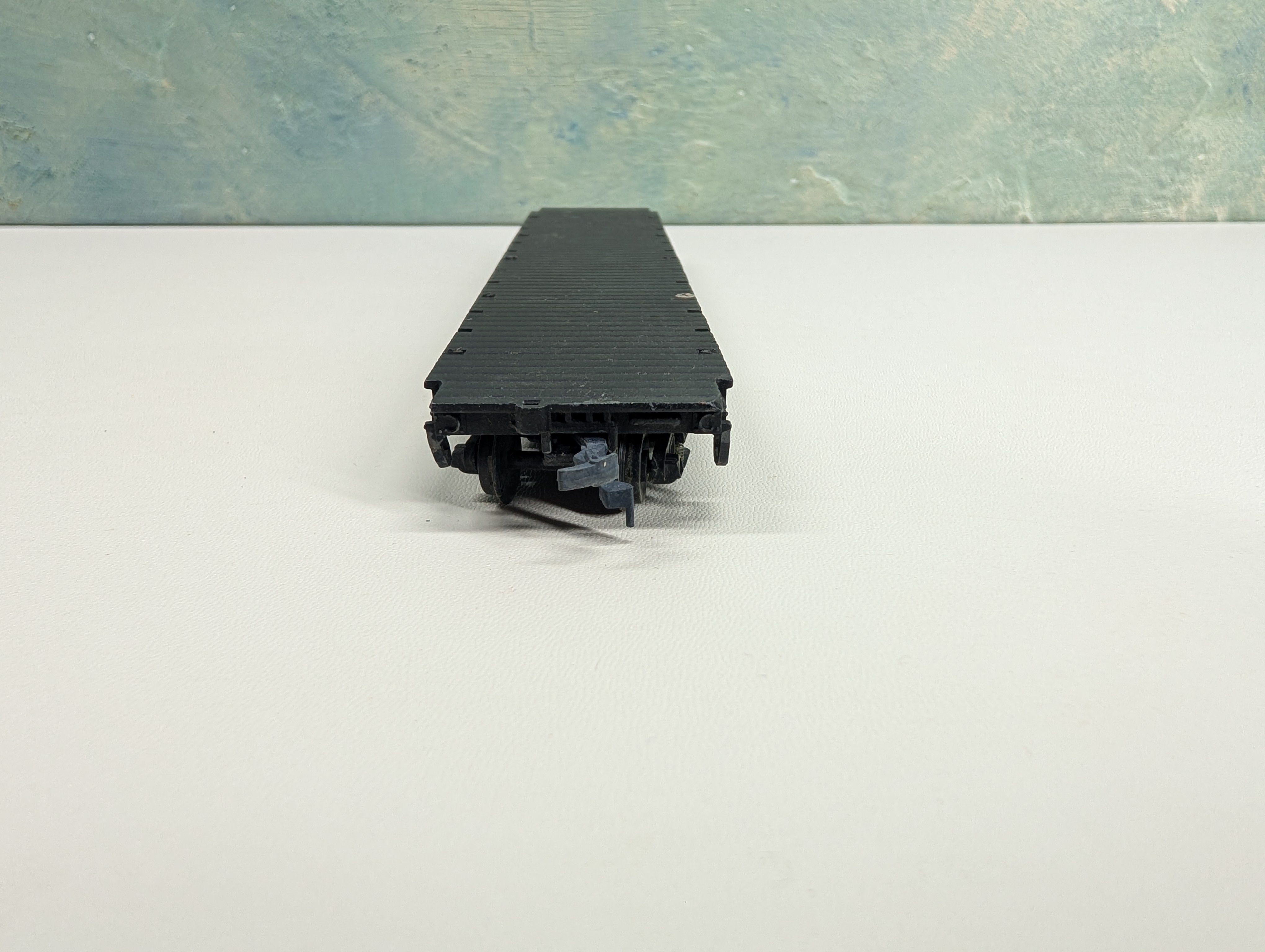 USED Gilbert HO Scale 55' Flat Car New Haven NH3 #3527 Metal