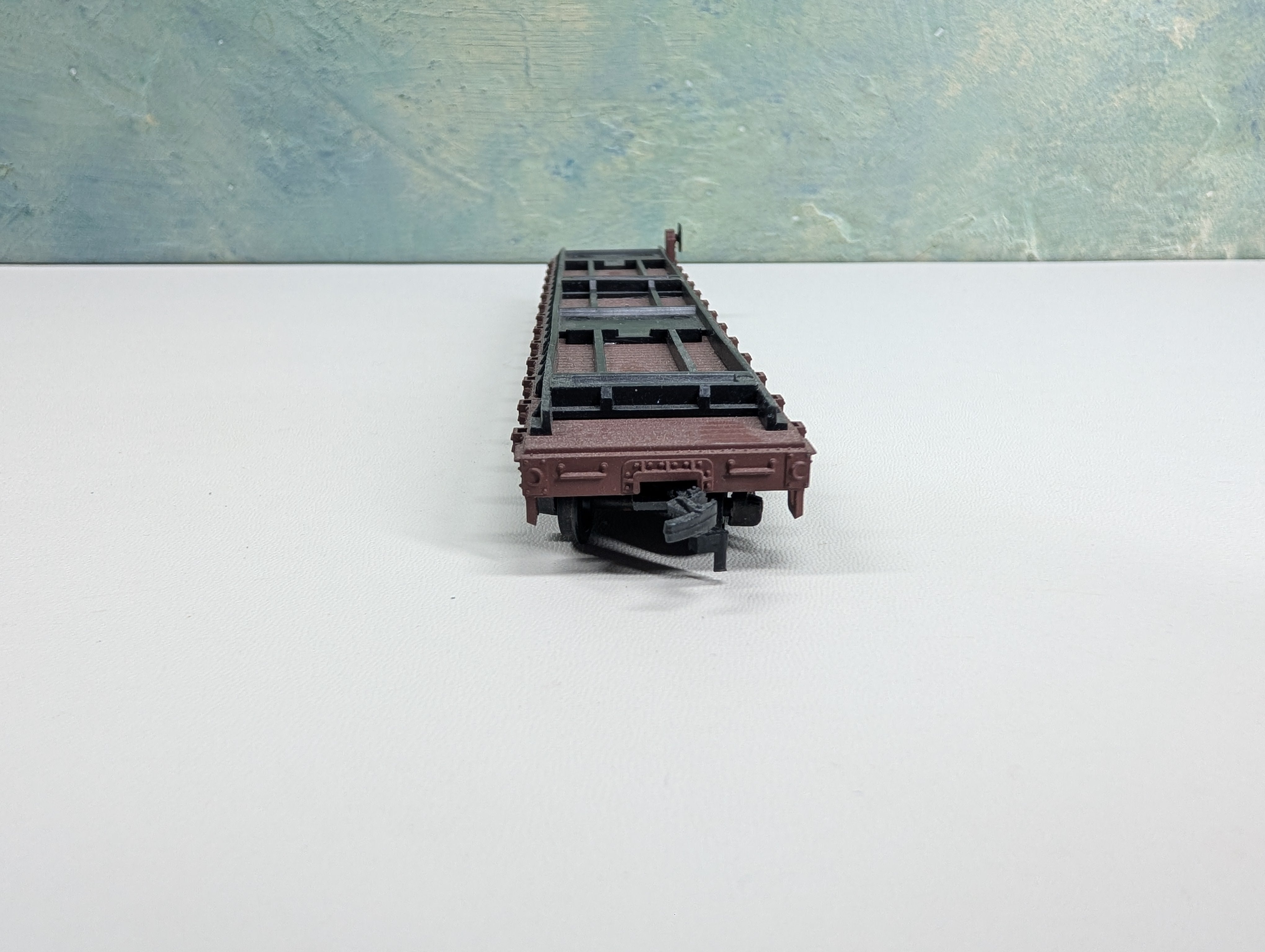 USED HO Scale 50' Flat Car Santa Fe ATSF #93302
