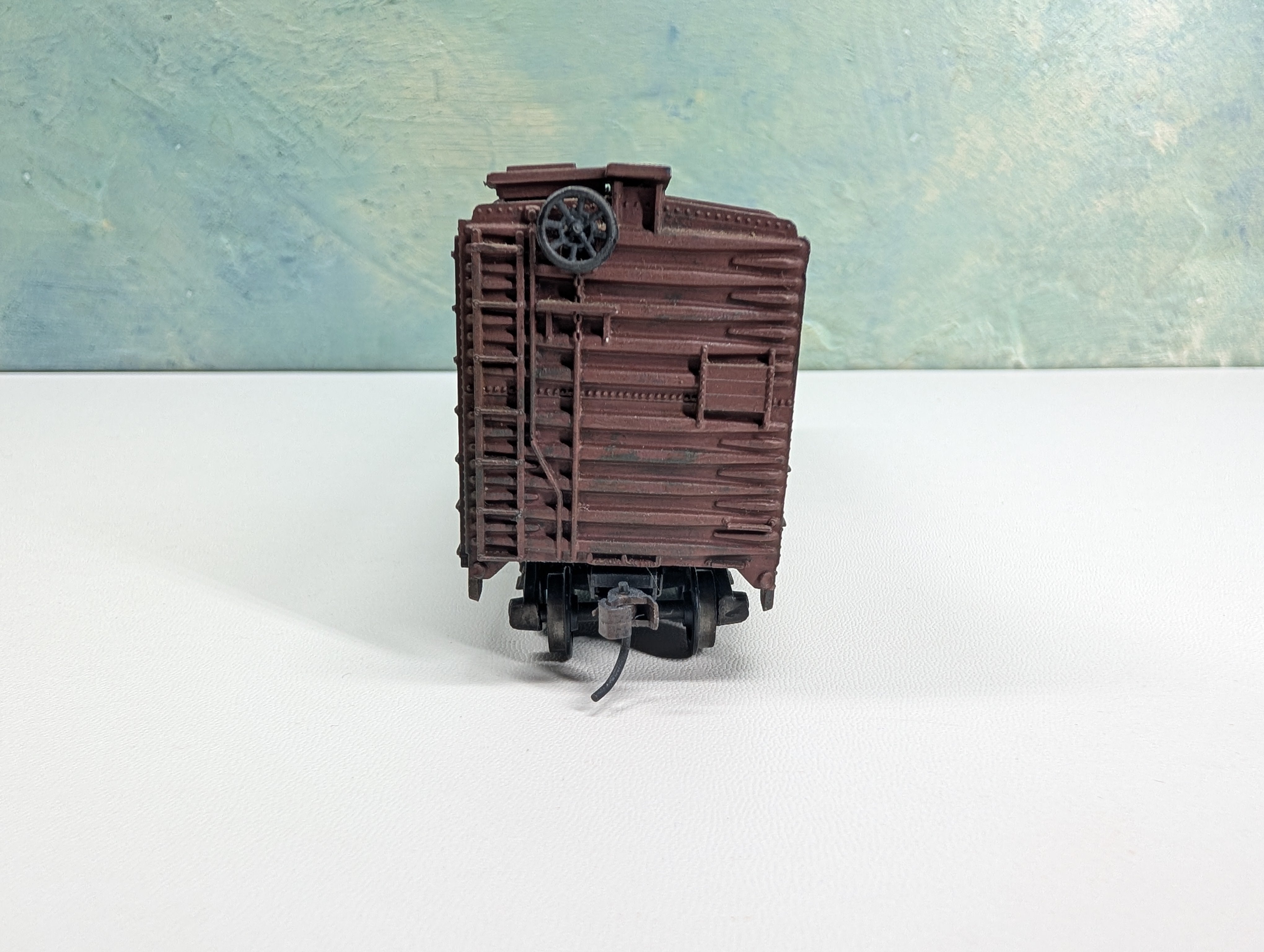 USED Athearn HO Scale 40' Box Car Bangor and Aroostook BAR #4194 Weathered