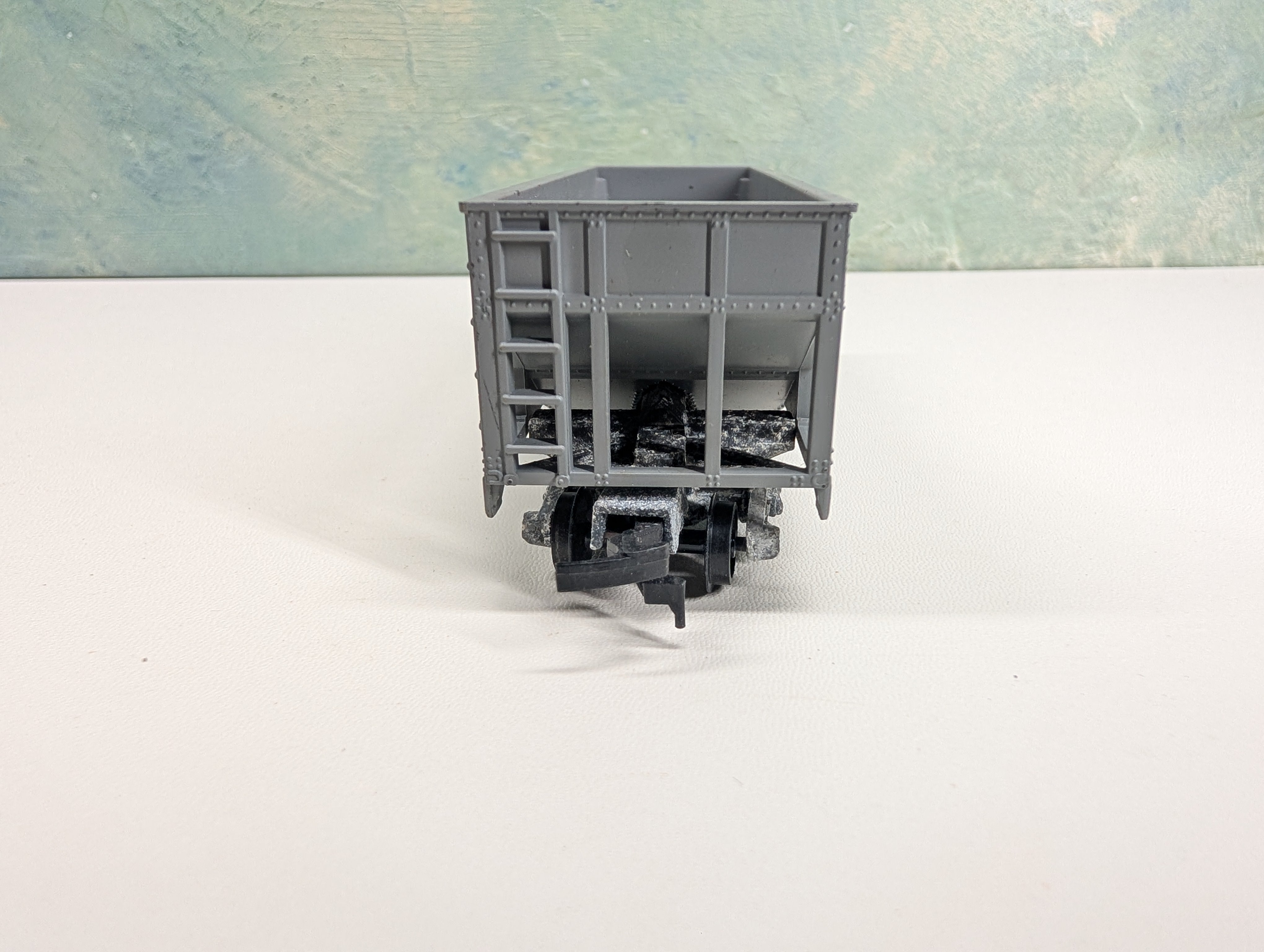 USED REVELL HO Scale 2 Bay Hopper Baltimore and Ohio B&O #4110