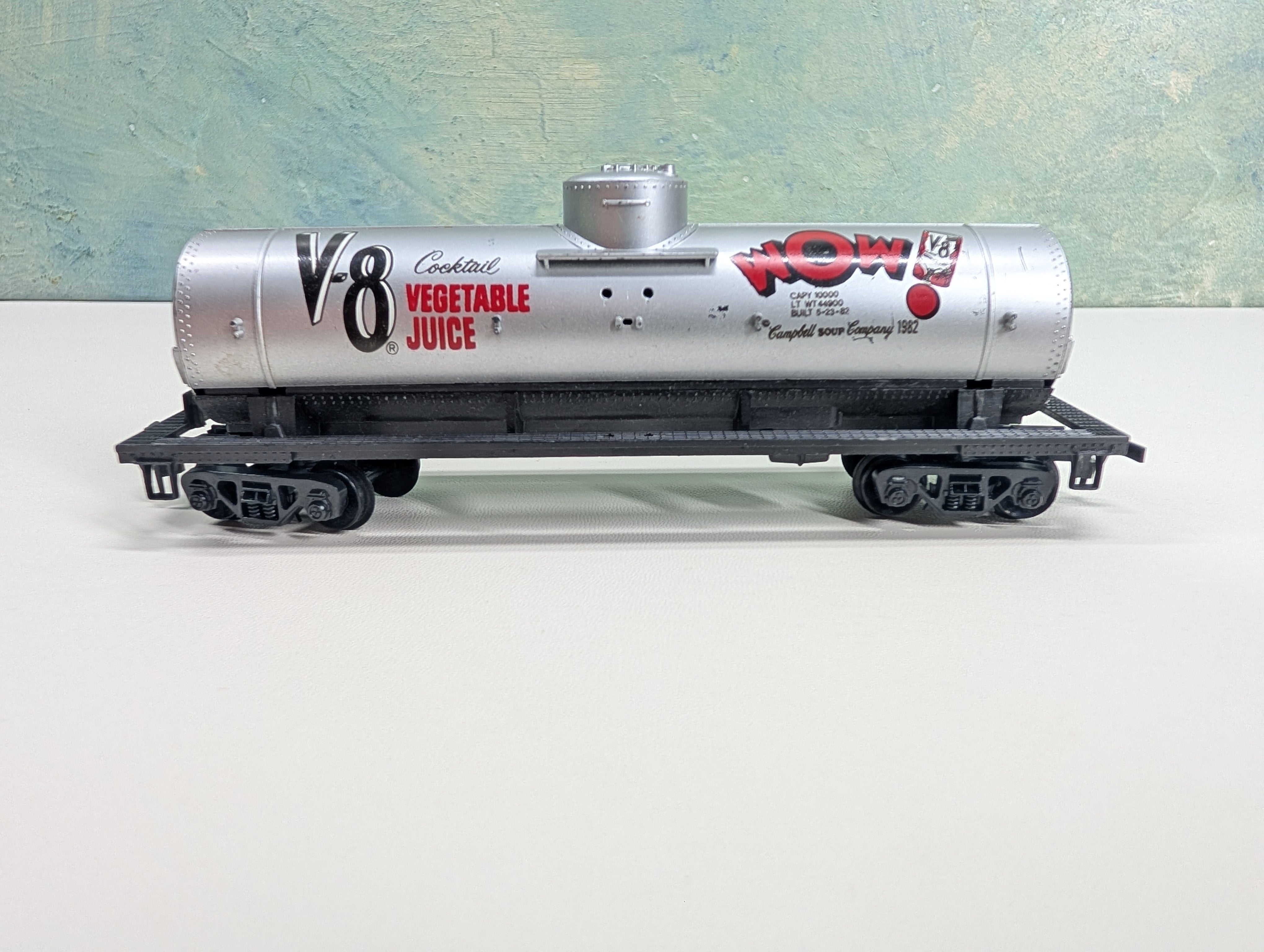 USED Life-Like HO Scale Single Dome Tank Car Campbell V-8