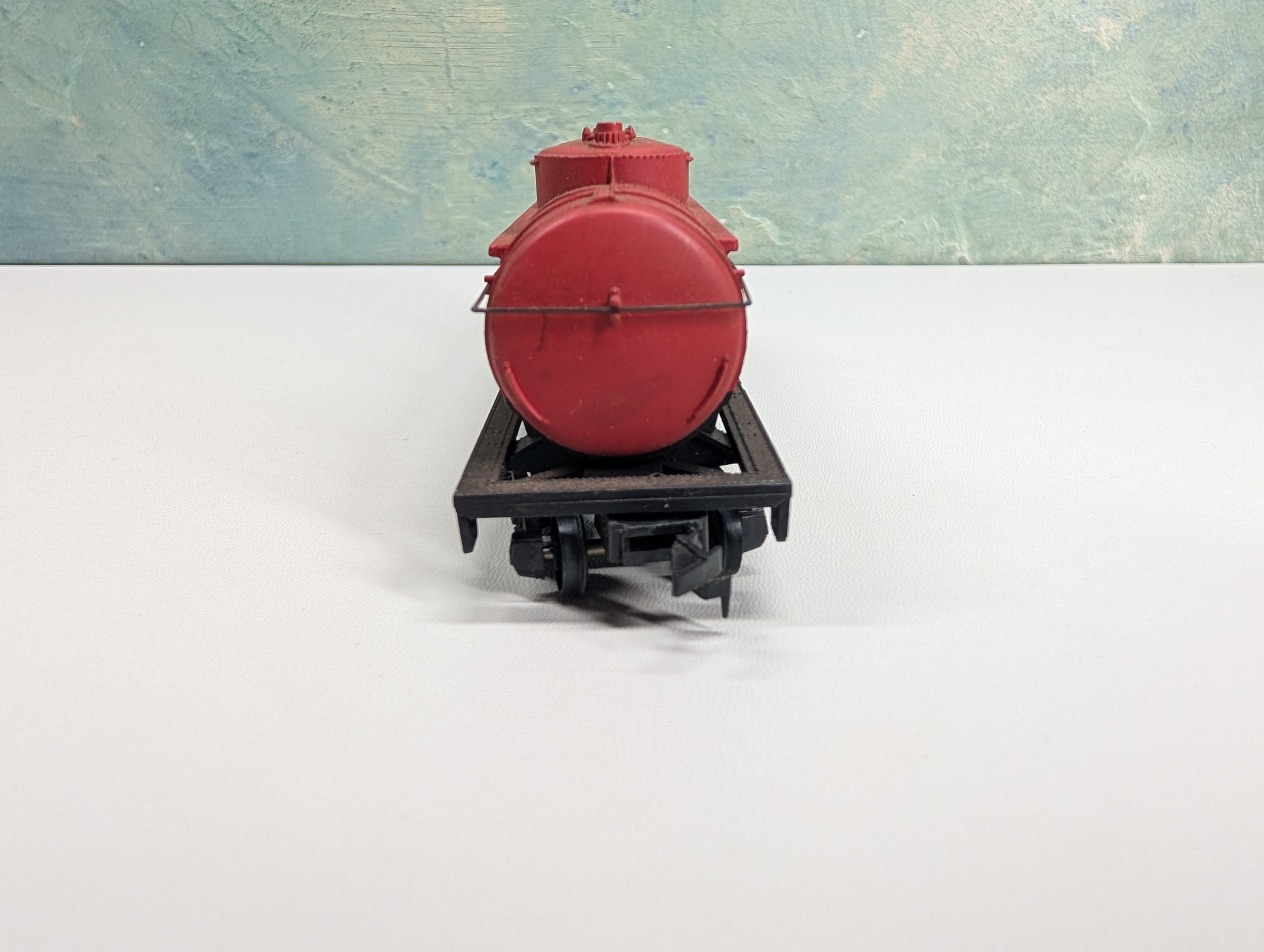 USED Bachmann HO Scale Triple Dome Tank Car Mobil WSPX #224