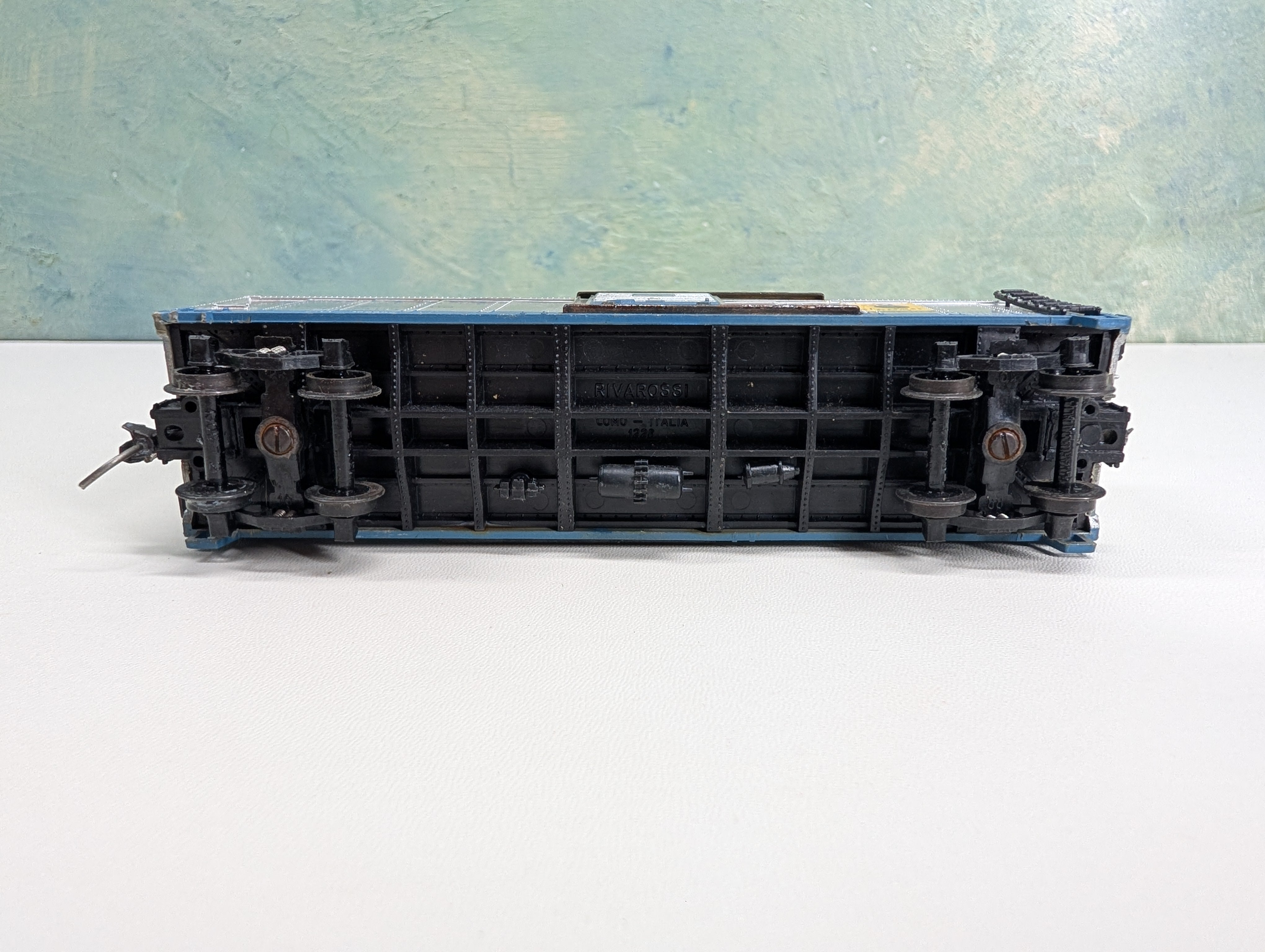USED Rivarossi HO Scale 40' Box Car Baltimore and Ohio B&O #466464