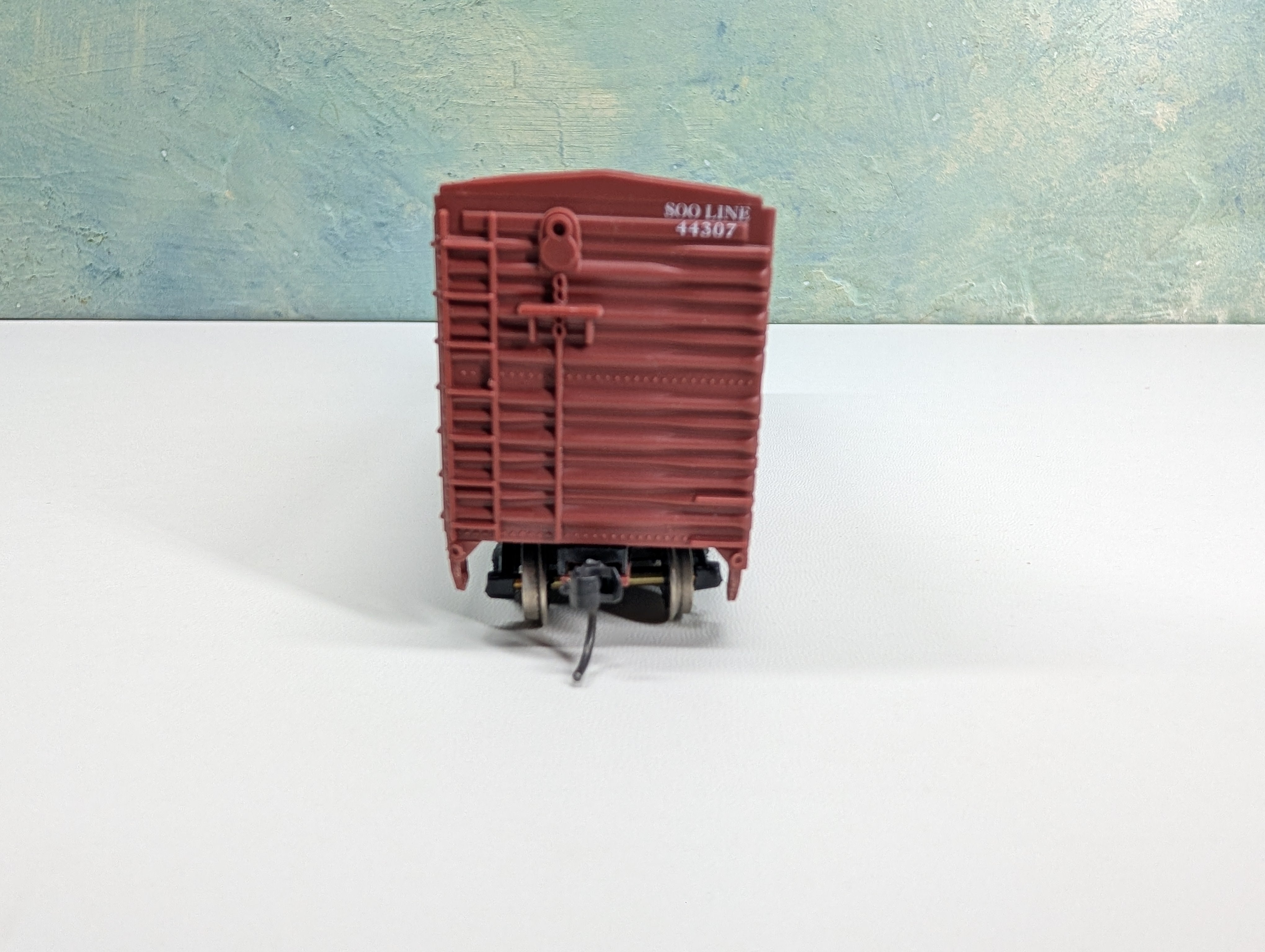 USED C&BT SHOPS HO Scale 40' Box Car SOO Line #44307 Metal Wheels