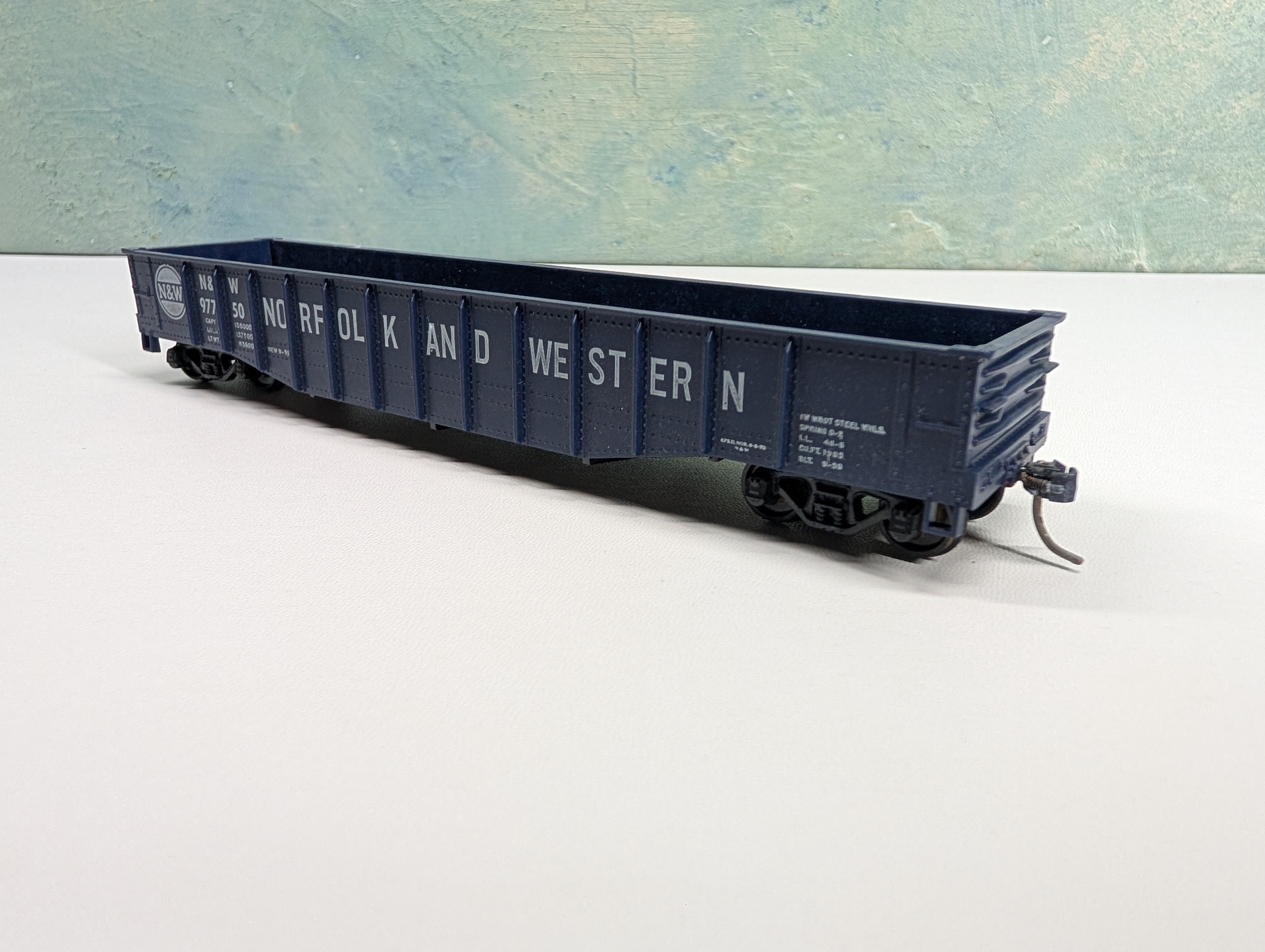 USED Athearn HO Scale 50' Gondola Norfolk & Western N&W #97750
