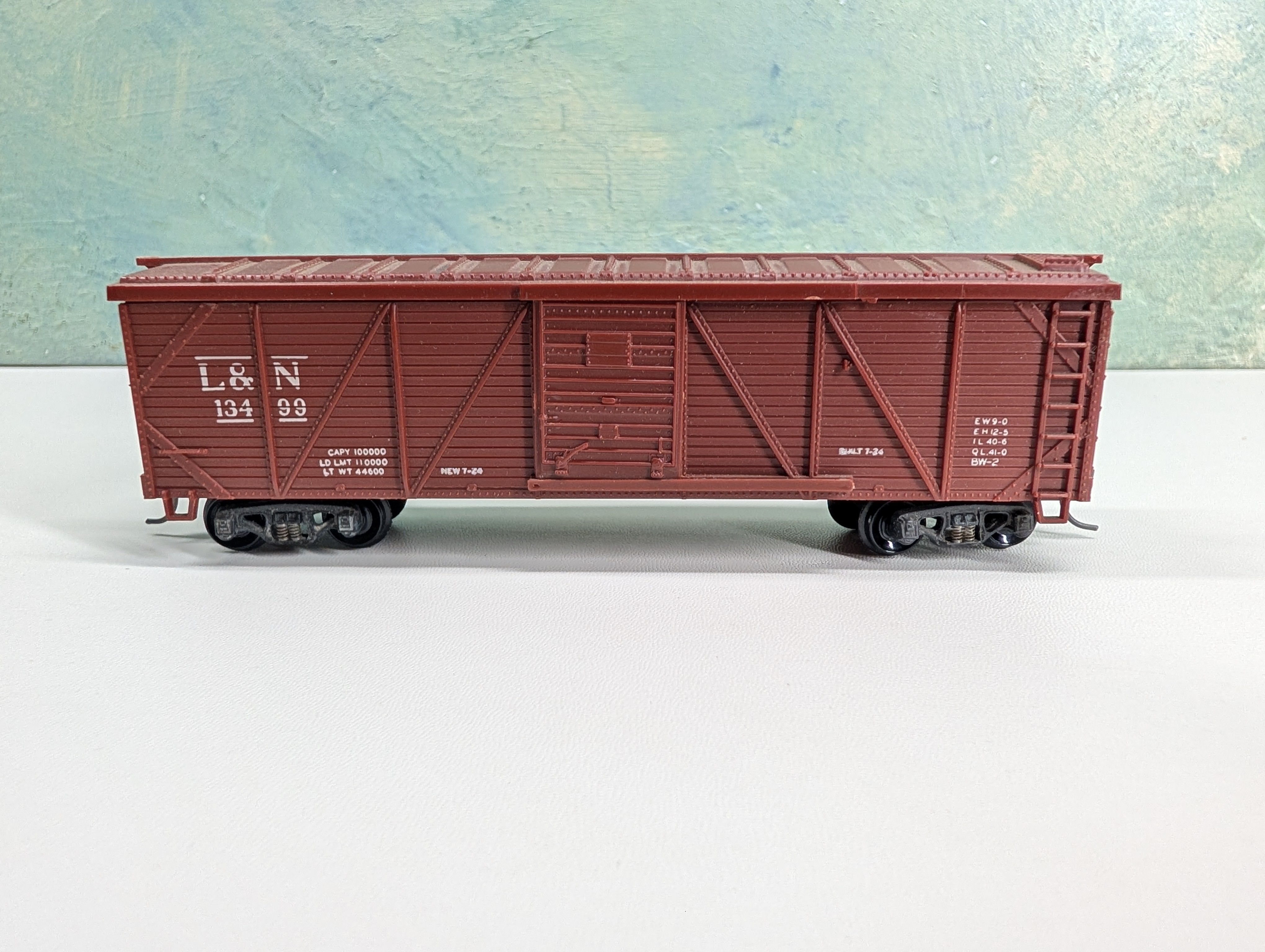 USED Varney HO Scale 42' OB Box Car Louisville & Nashville L&N #13499