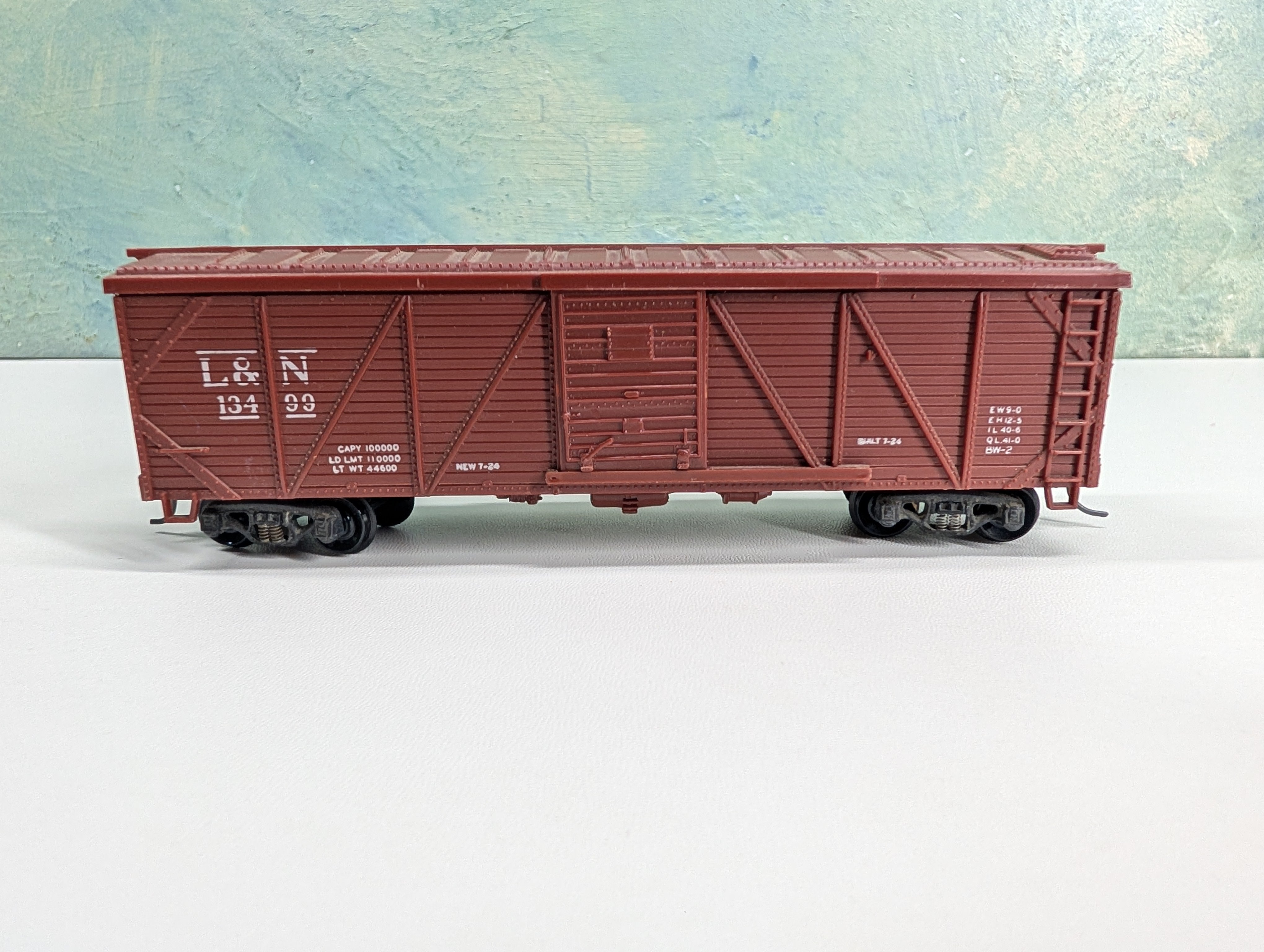 USED Varney HO Scale 42' OB Box Car Louisville & Nashville L&N #13499
