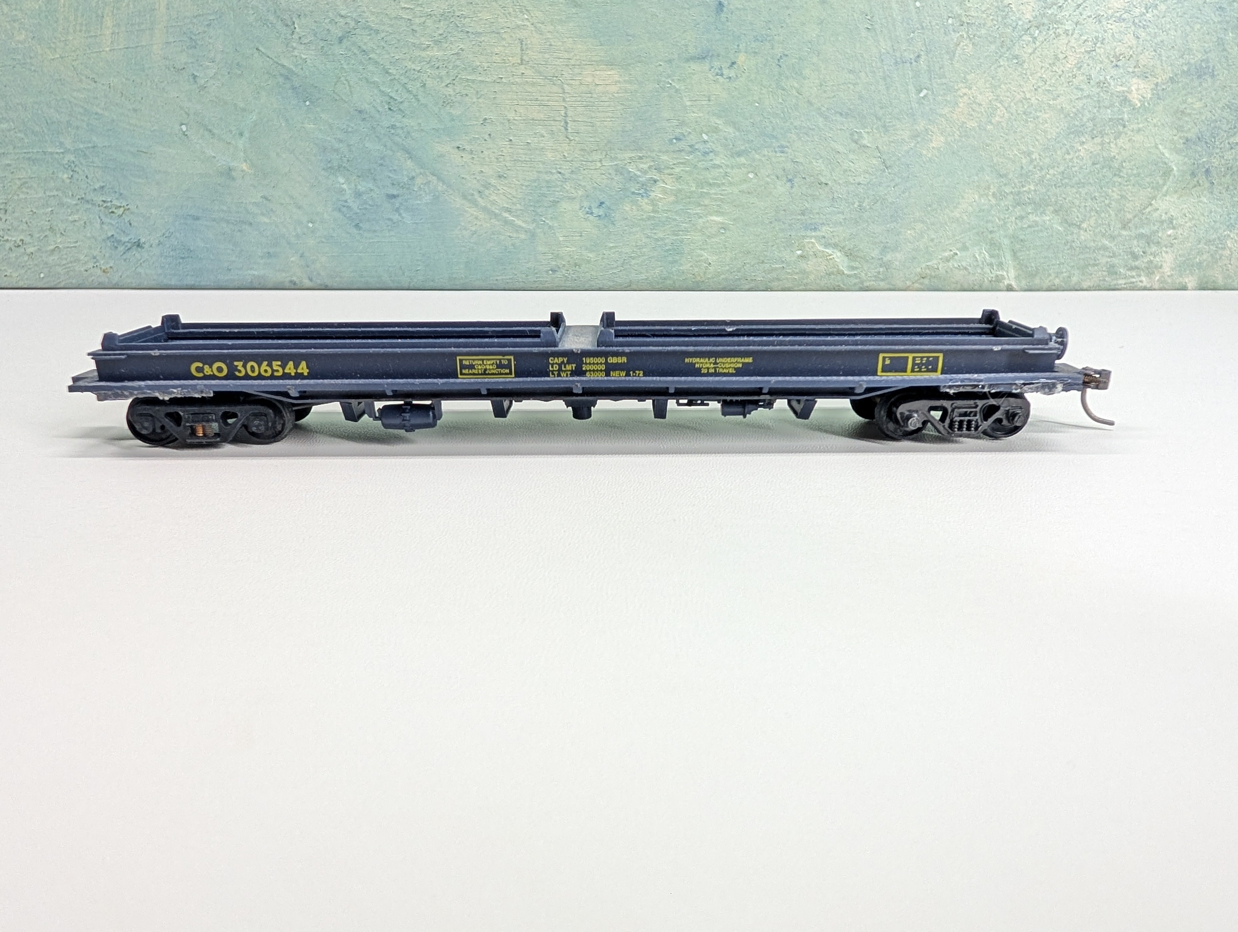 USED Walthers HO Scale Cushioned Coil Car Chesapeake and Ohio C&O #306544 Rough