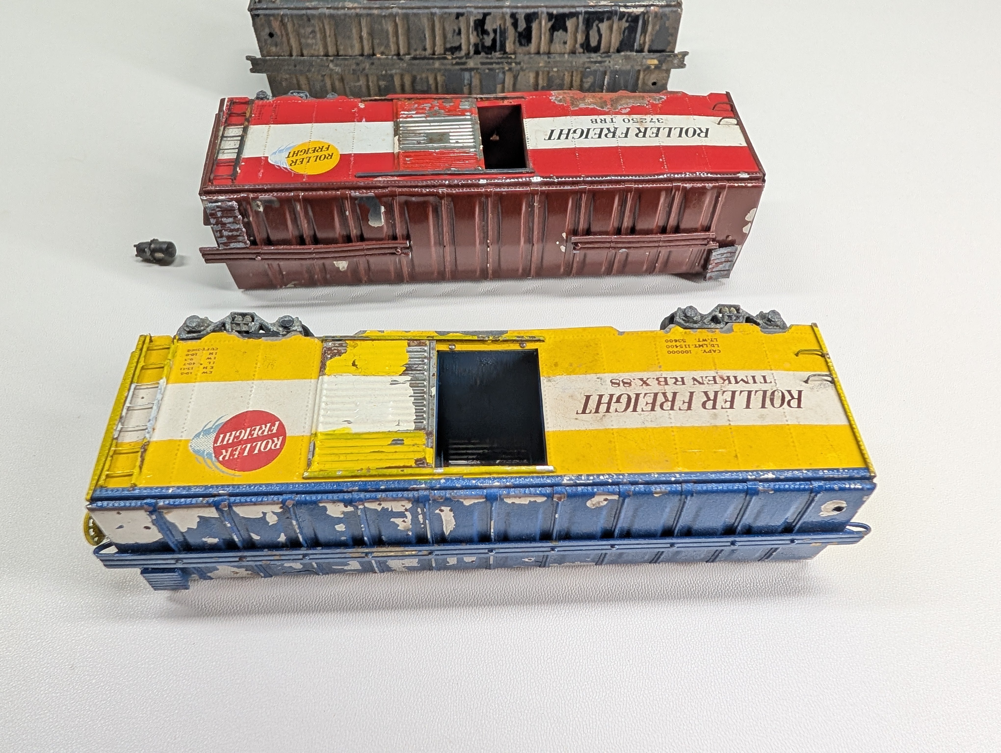 USED HO Scale Lot of Metal 40' Box Car Assembled Kits (SP, Timken Roller) (3 pcs)
