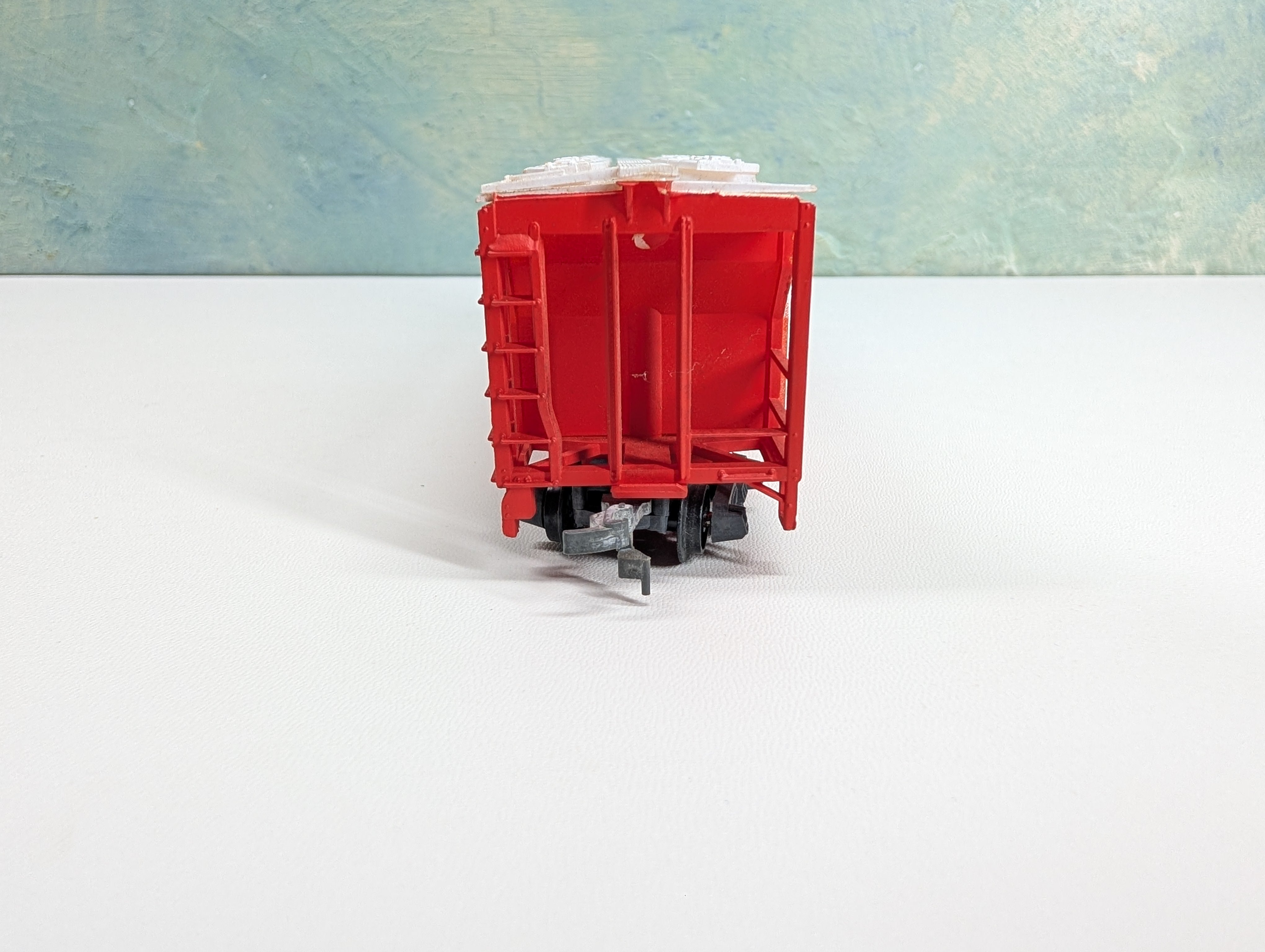 USED HO Scale 3 Bay Covered Hopper Quaker Cane Sugar NSRX #305