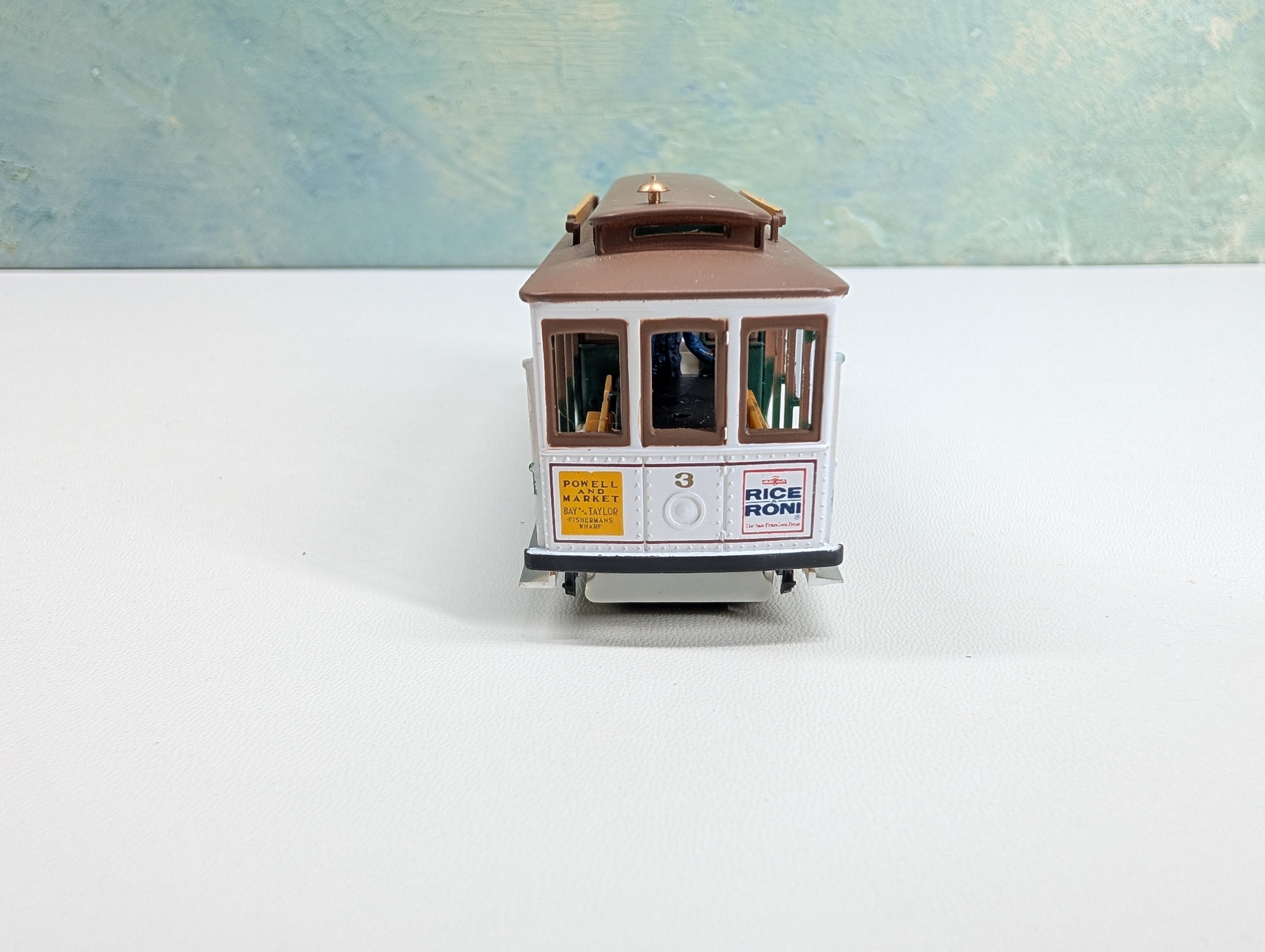 USED Bachmann 60542 HO Scale San Francisco Cable Car Powered Powell & Mason Tested! DC