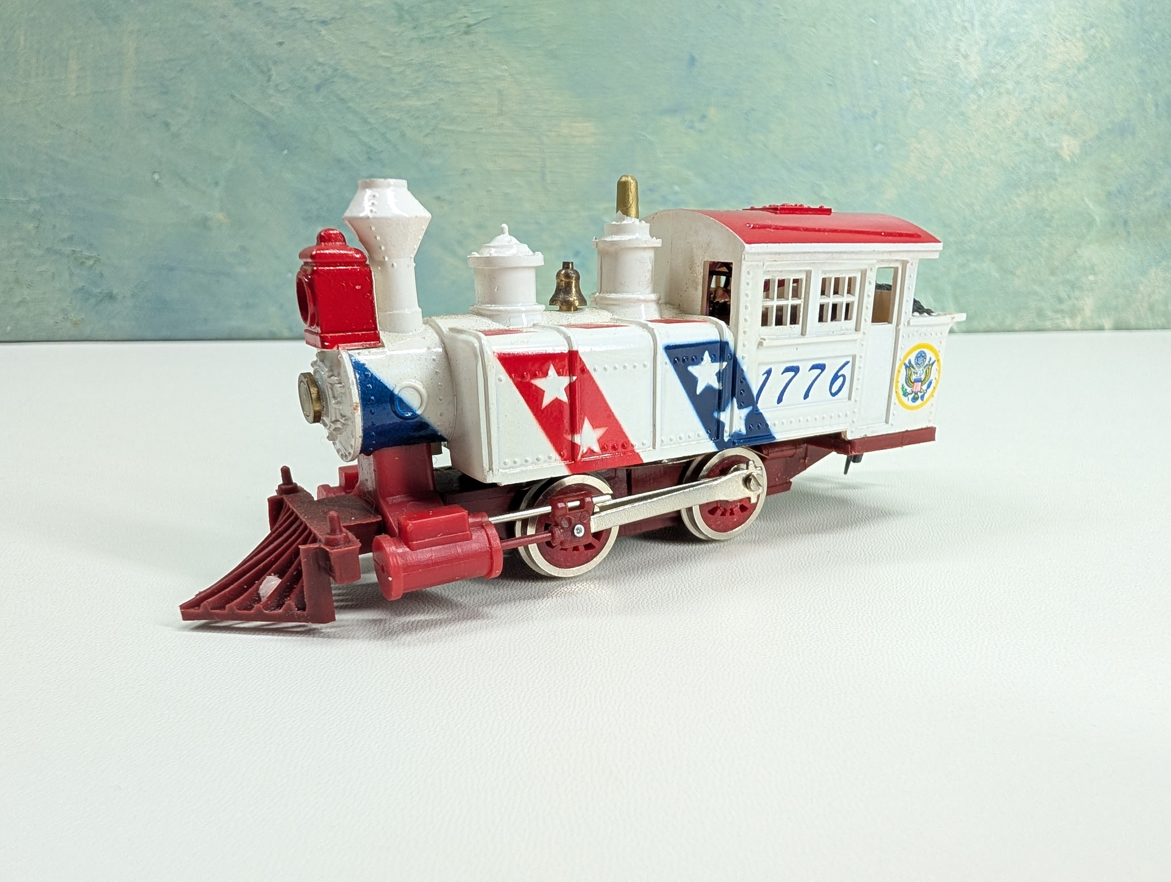 USED Life-Like 8282 HO Scale Teakettle Steam Locomotive Spirit of '76 #1776 Parts/Repairs DC