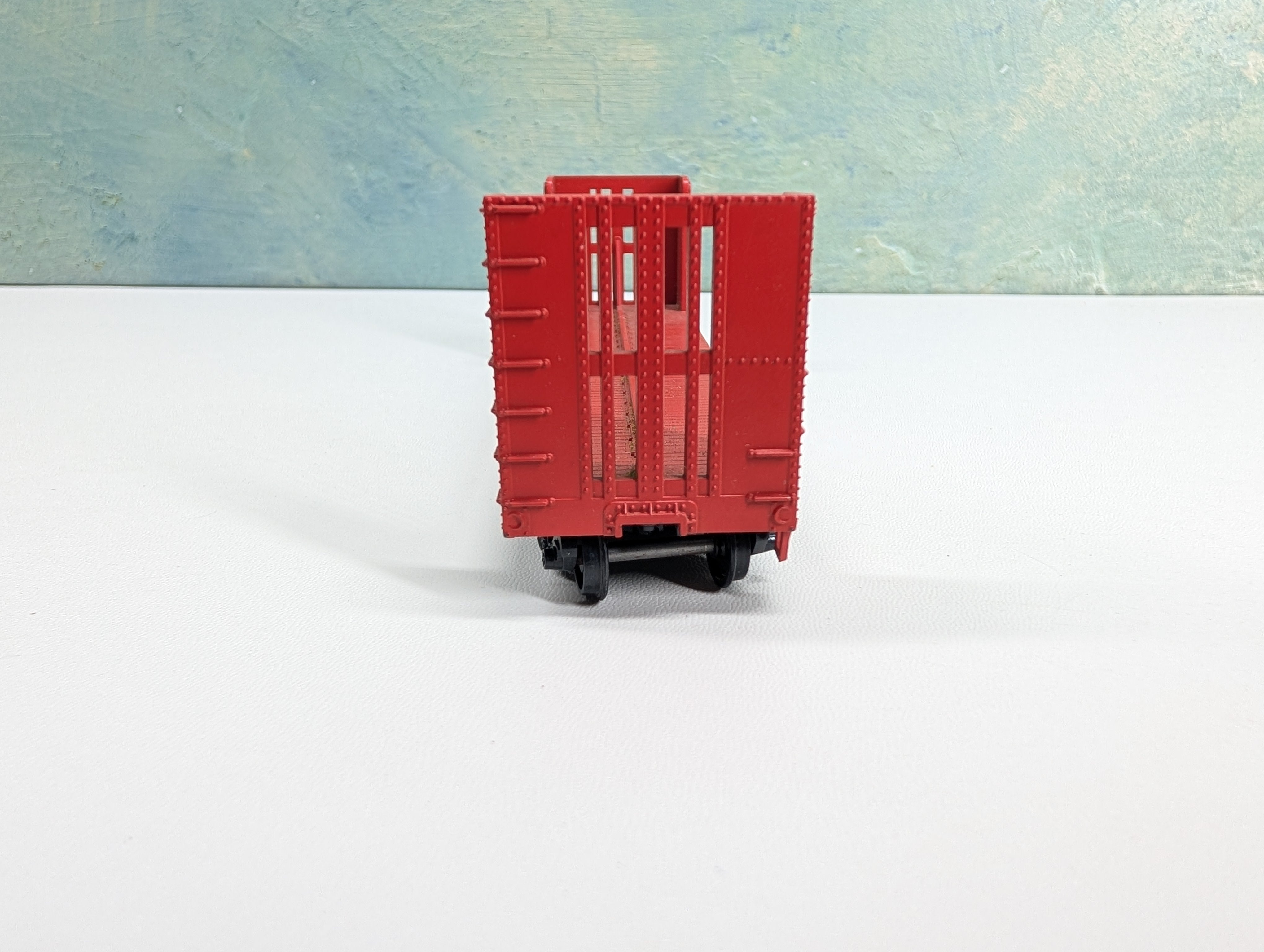 USED Athearn HO Scale 40' Pulpwood Bulkhead Flat Car Burlington CB&Q #95126