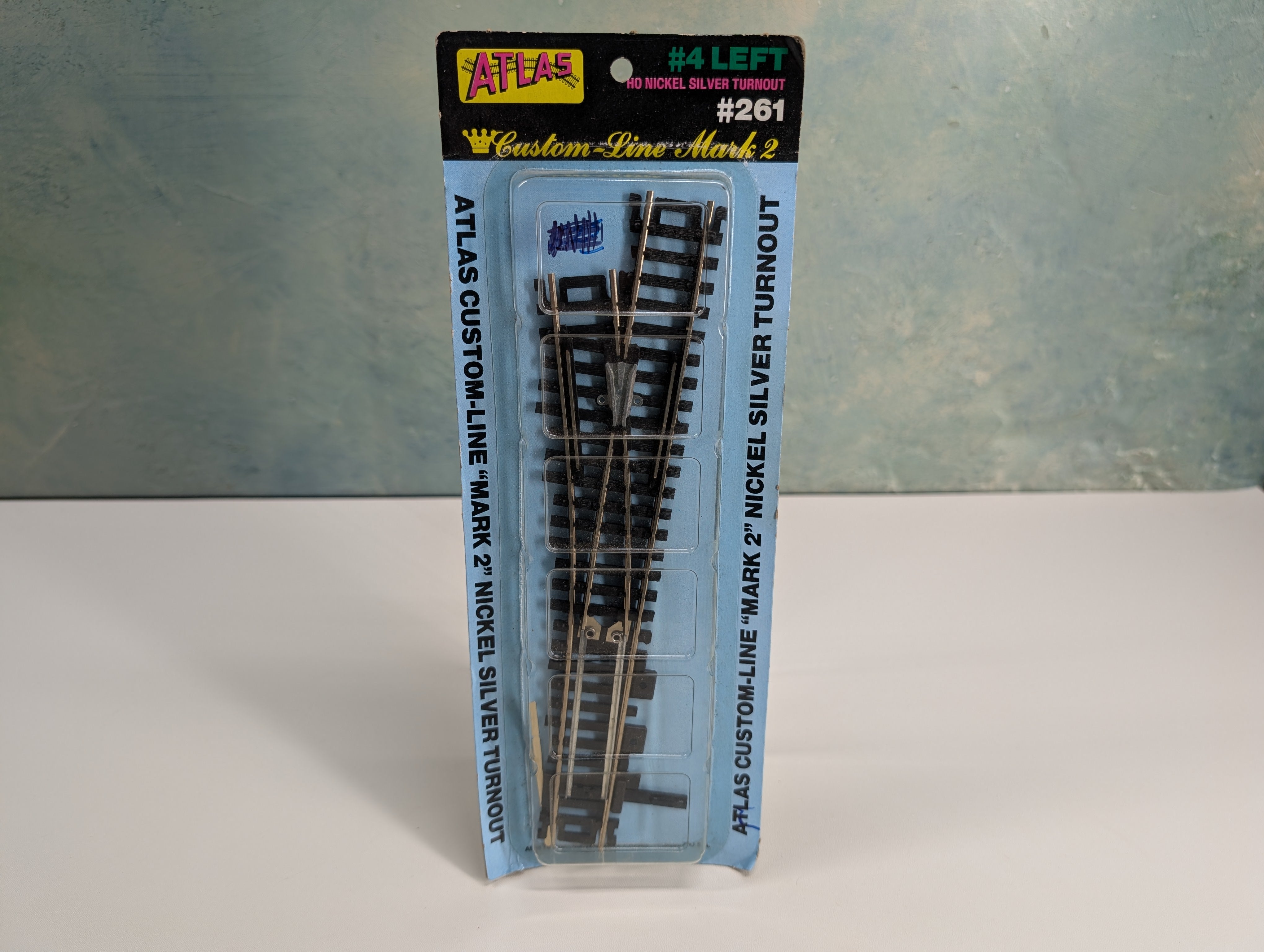 Atlas 261 HO Scale Mark II Custom-Line #4 Left Nickel Silver Turnout Switch Code 100